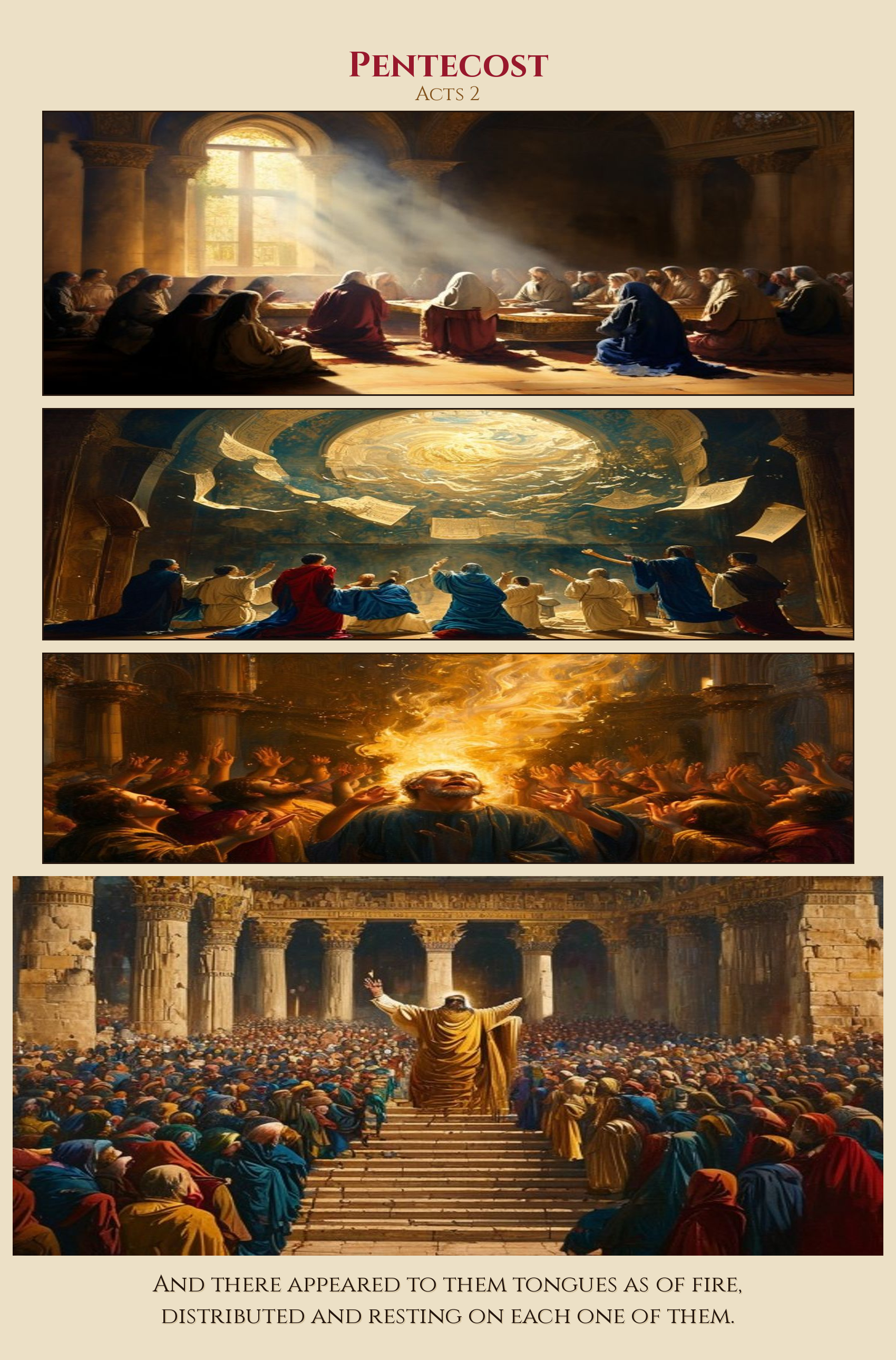 Pentecost comic page