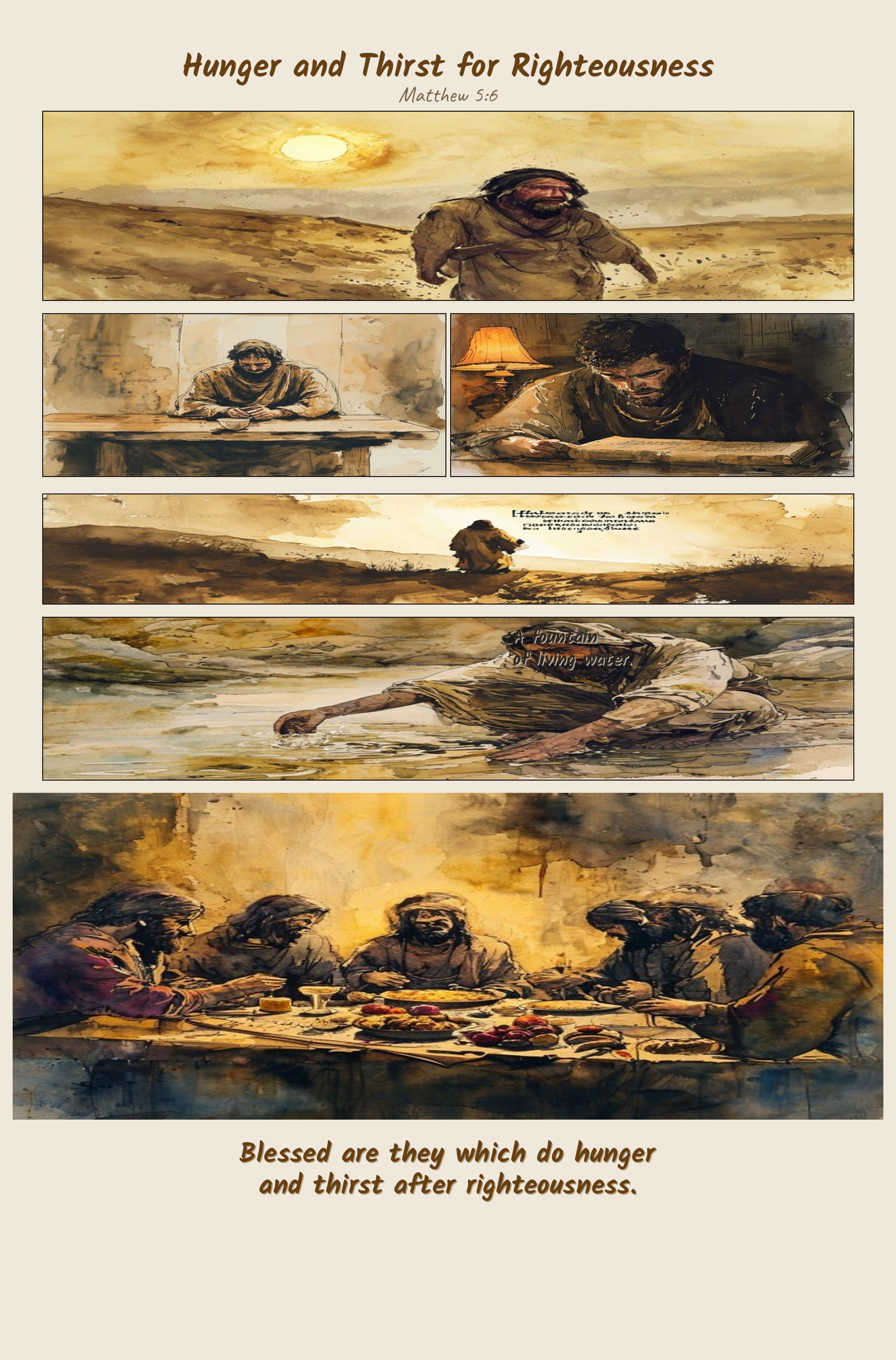 Hunger and Thirst for Righteousness comic page