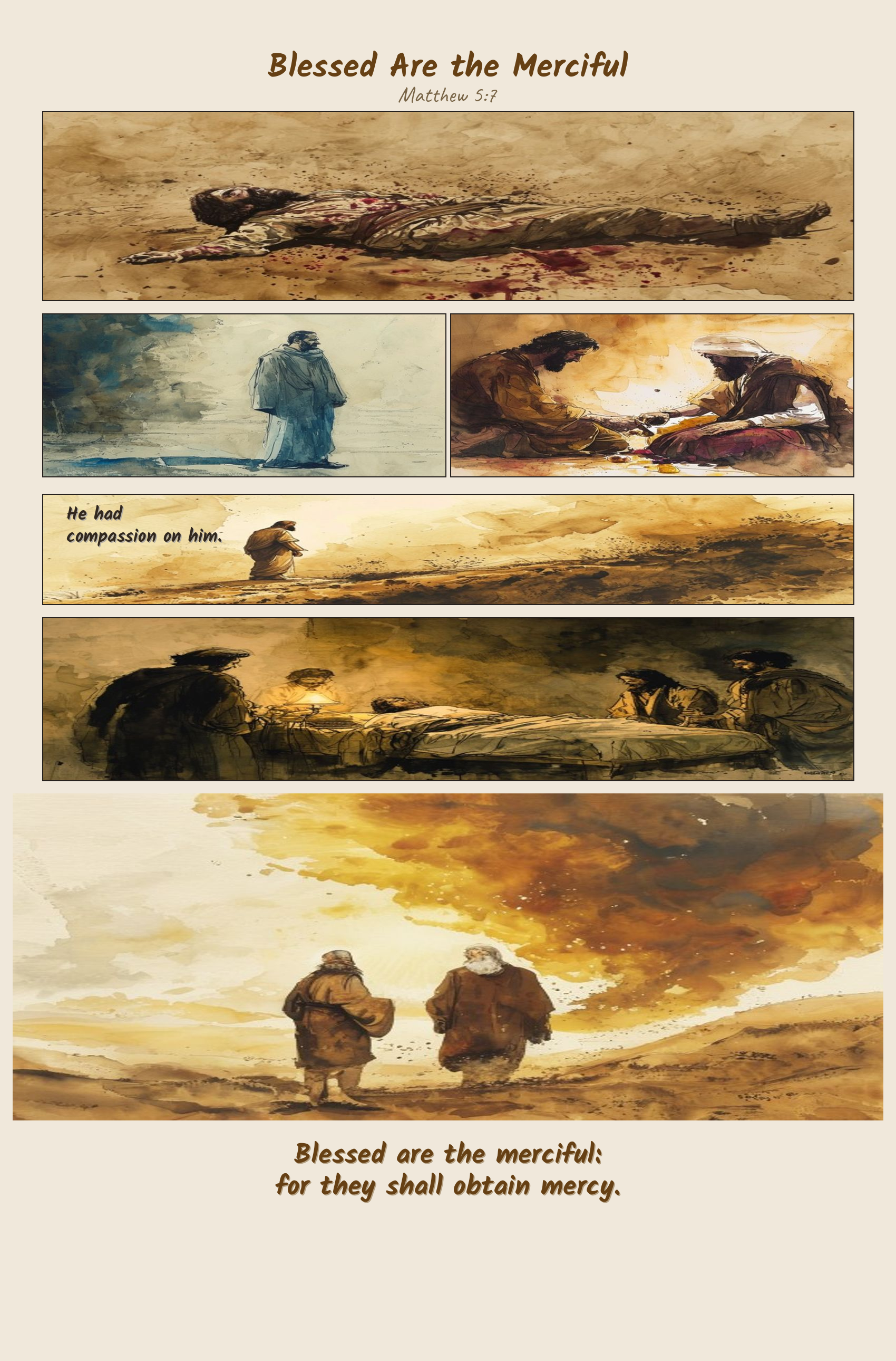 Blessed Are the Merciful comic page