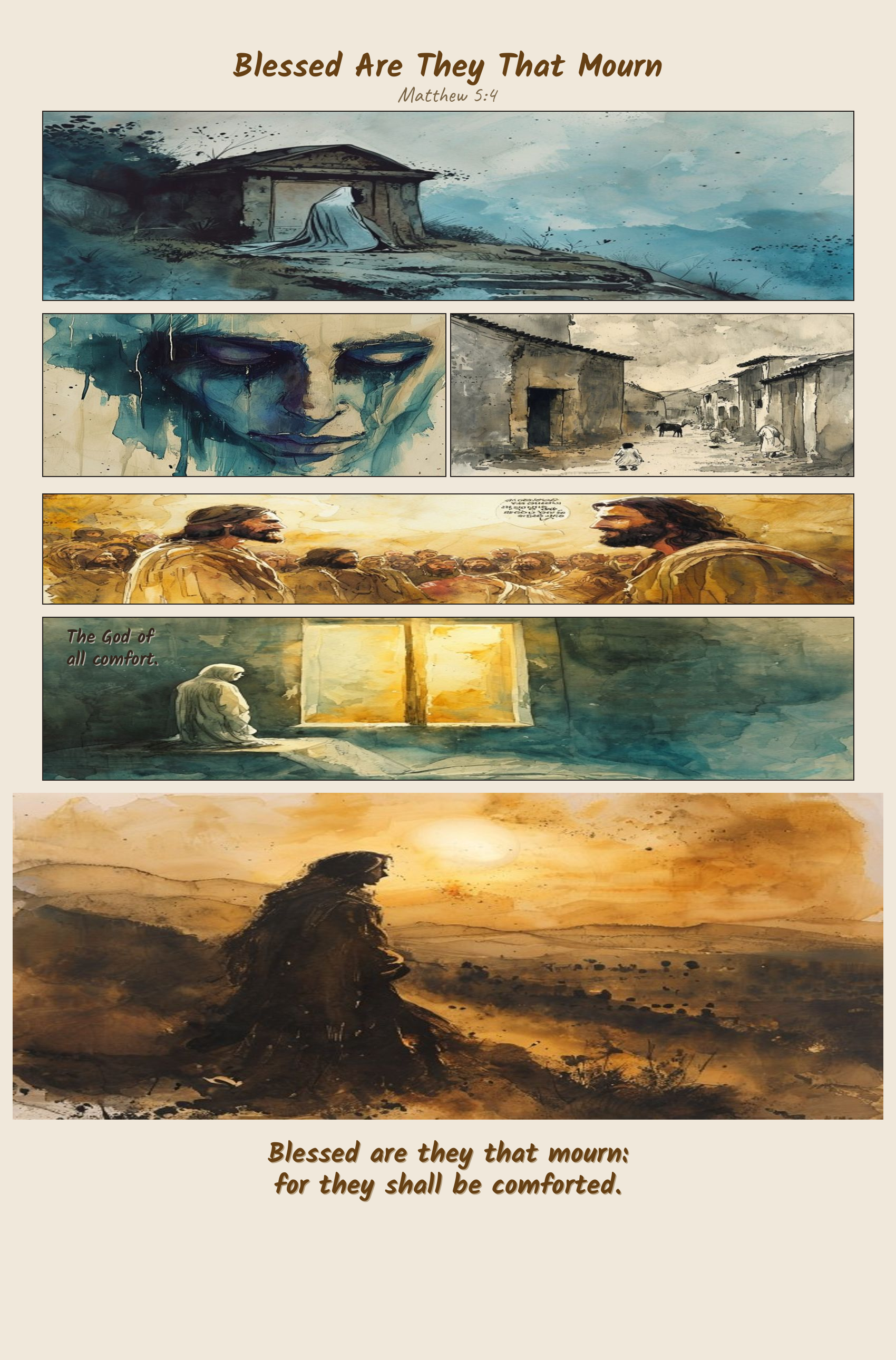 Blessed Are They That Mourn comic page