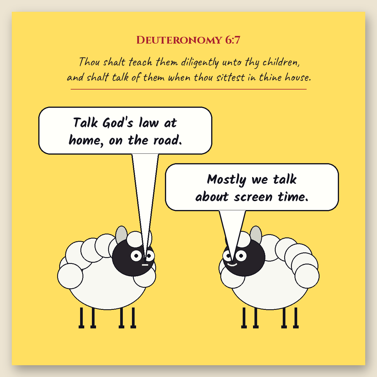 Teach Diligently comic page