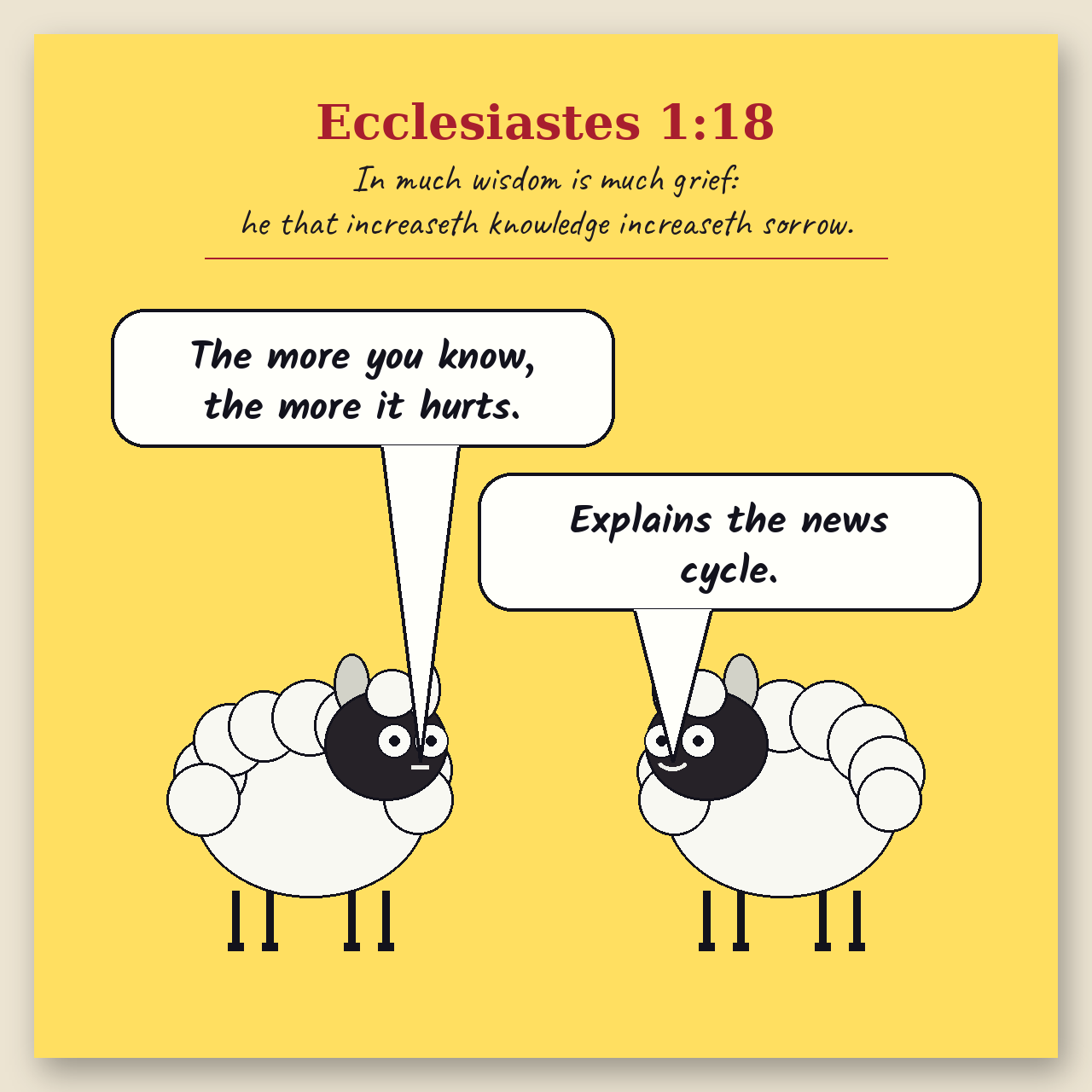 Wisdom is Grief comic page