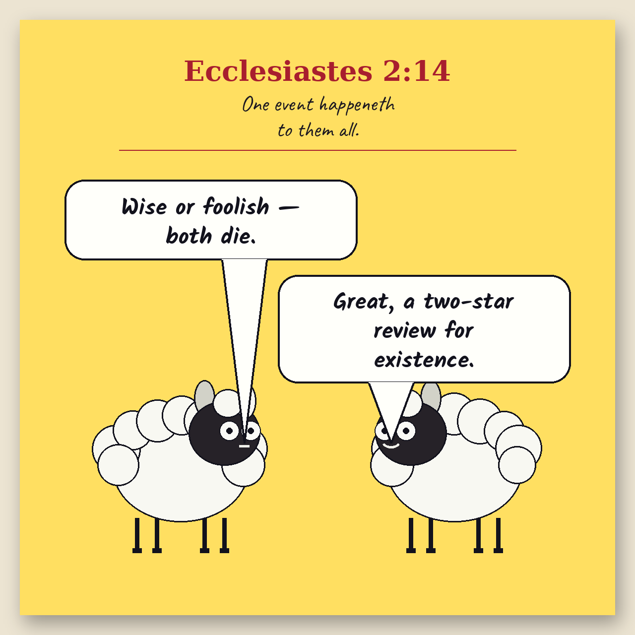 One Event Happens comic page