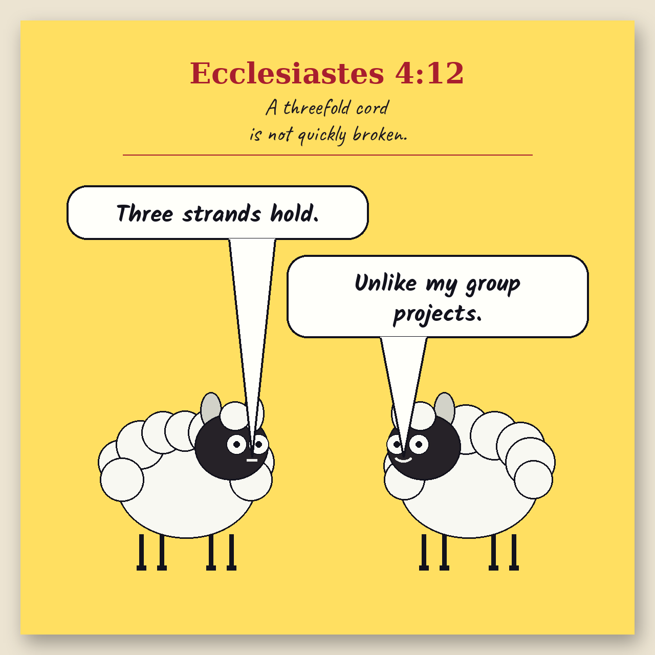 The Threefold Cord comic page