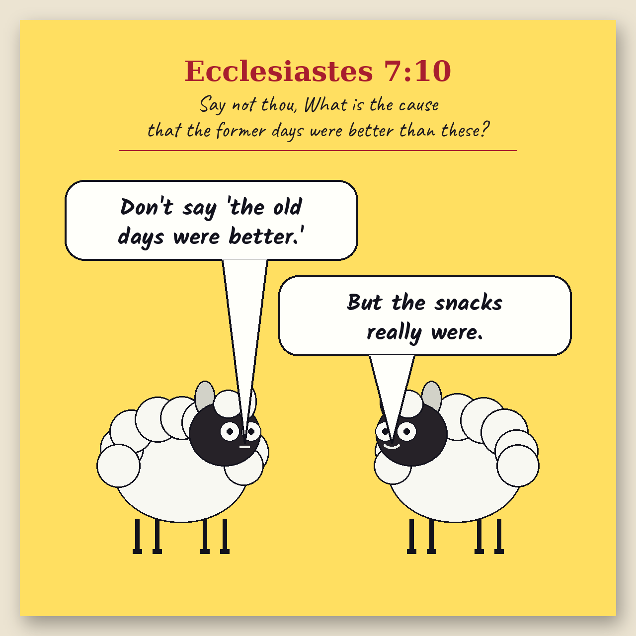 Don't Romanticize the Past comic page