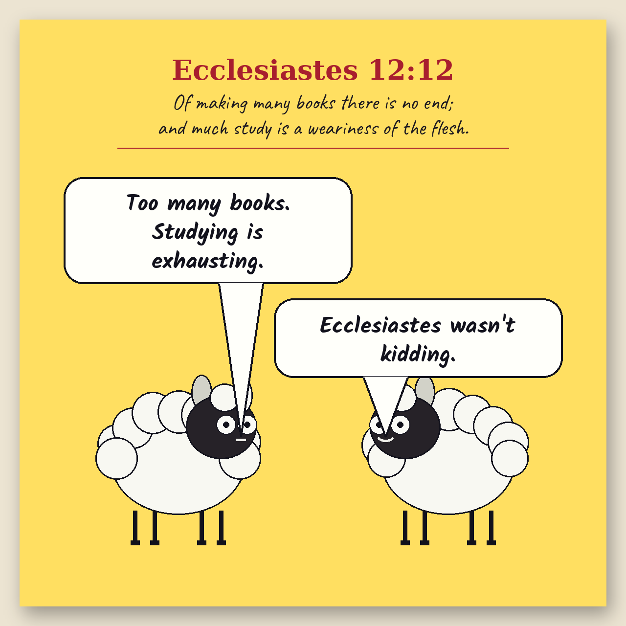 Much Study comic page