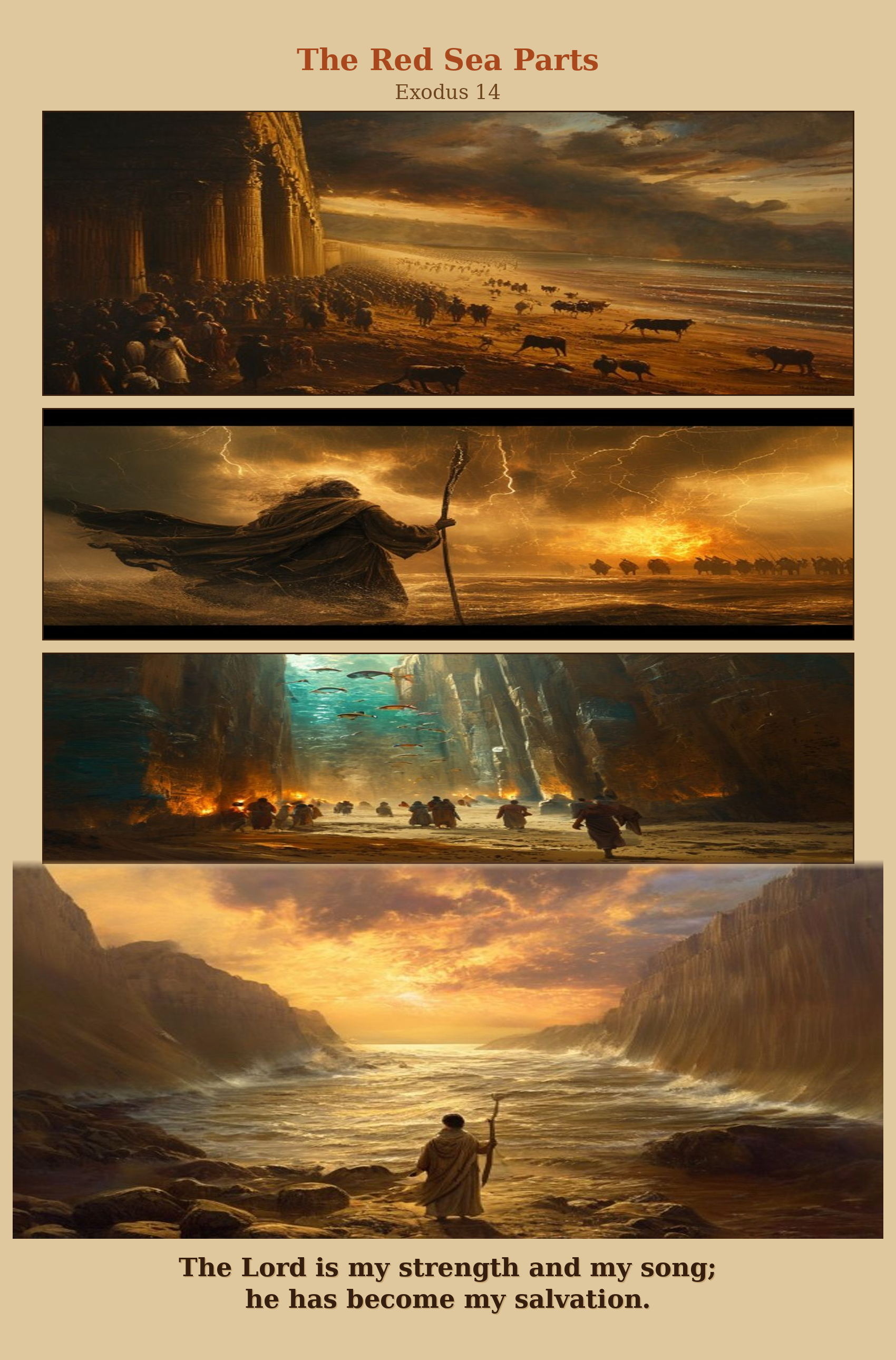 The Red Sea Parts comic page
