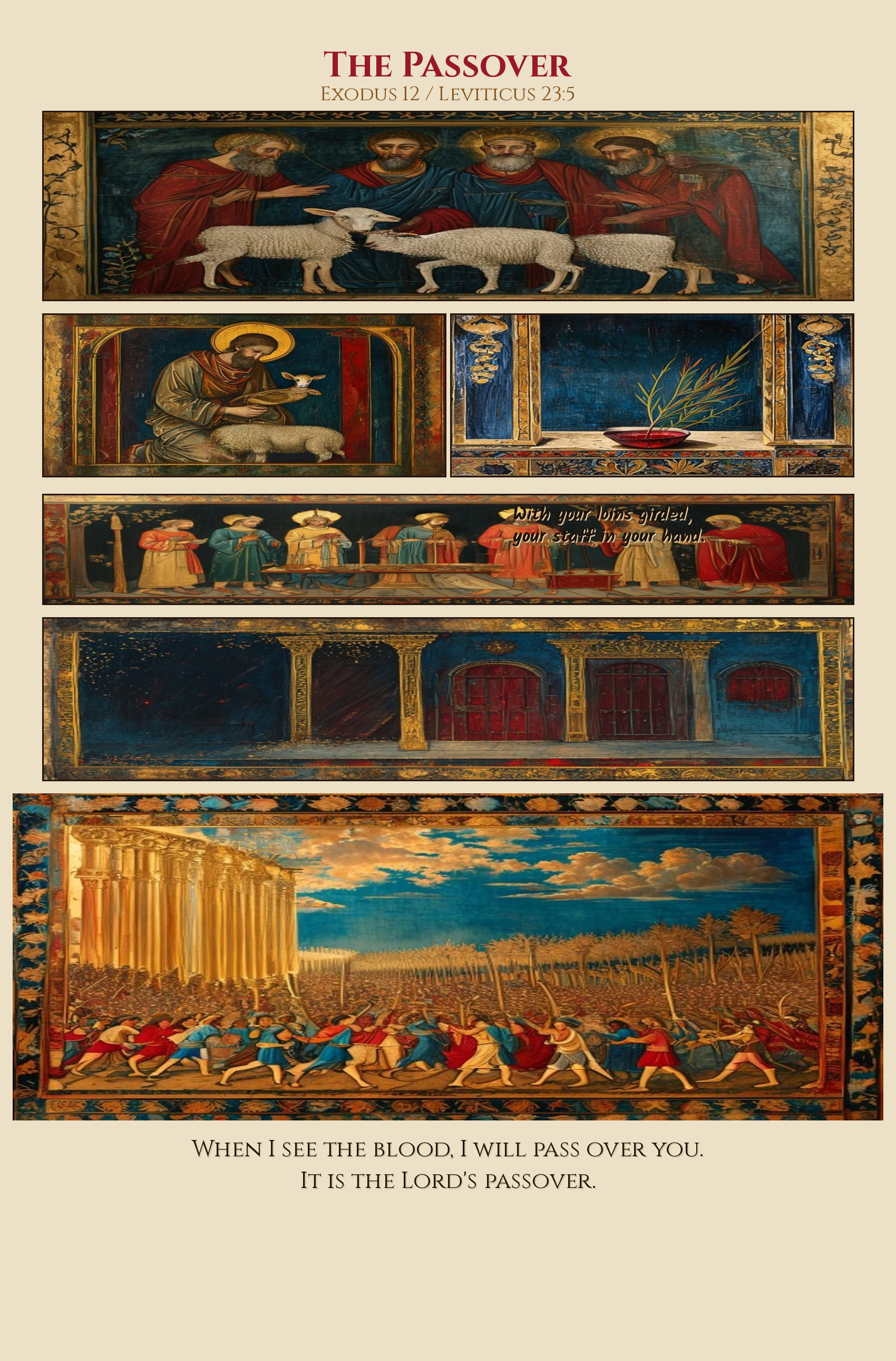 The Passover comic page