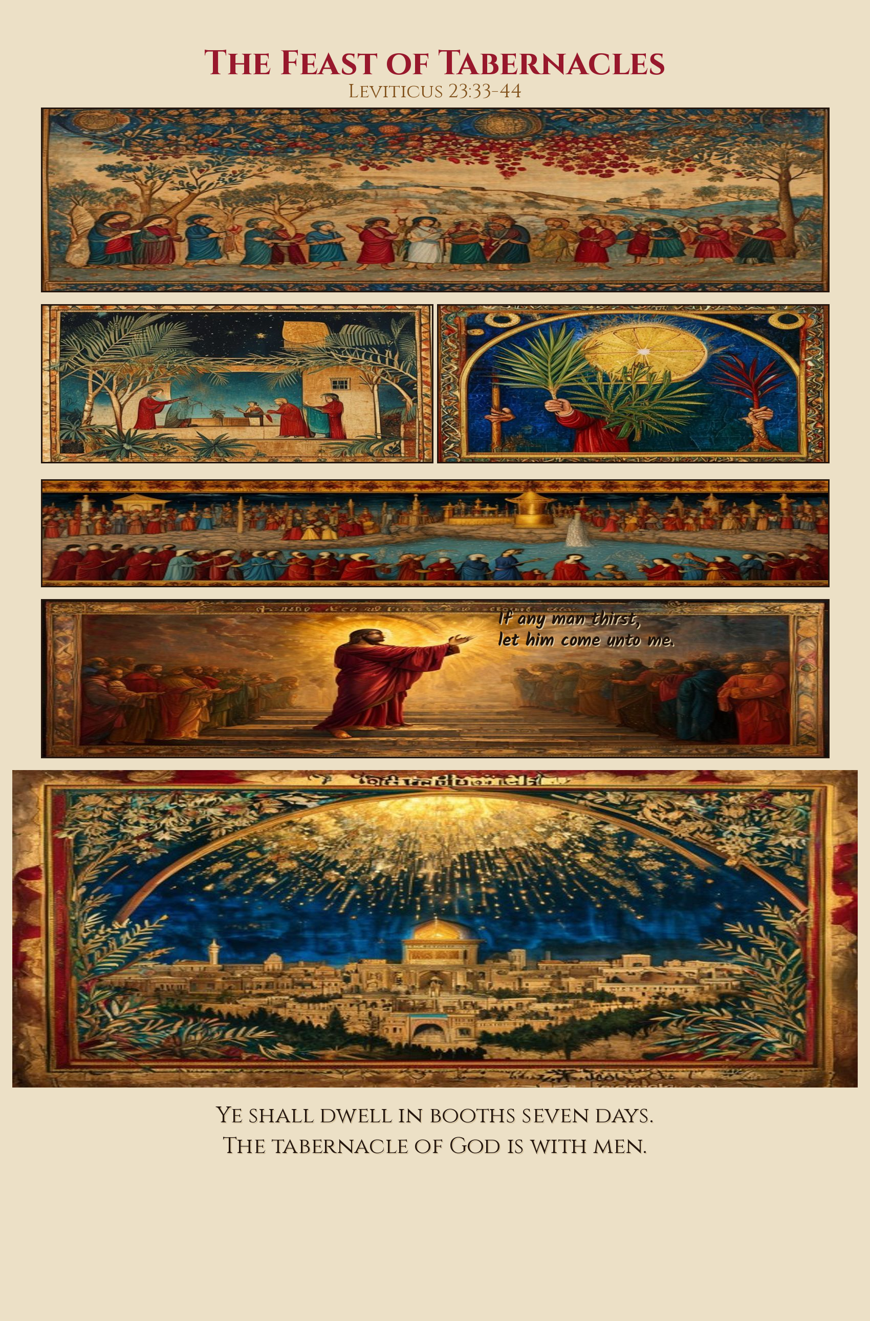 The Feast of Tabernacles comic page