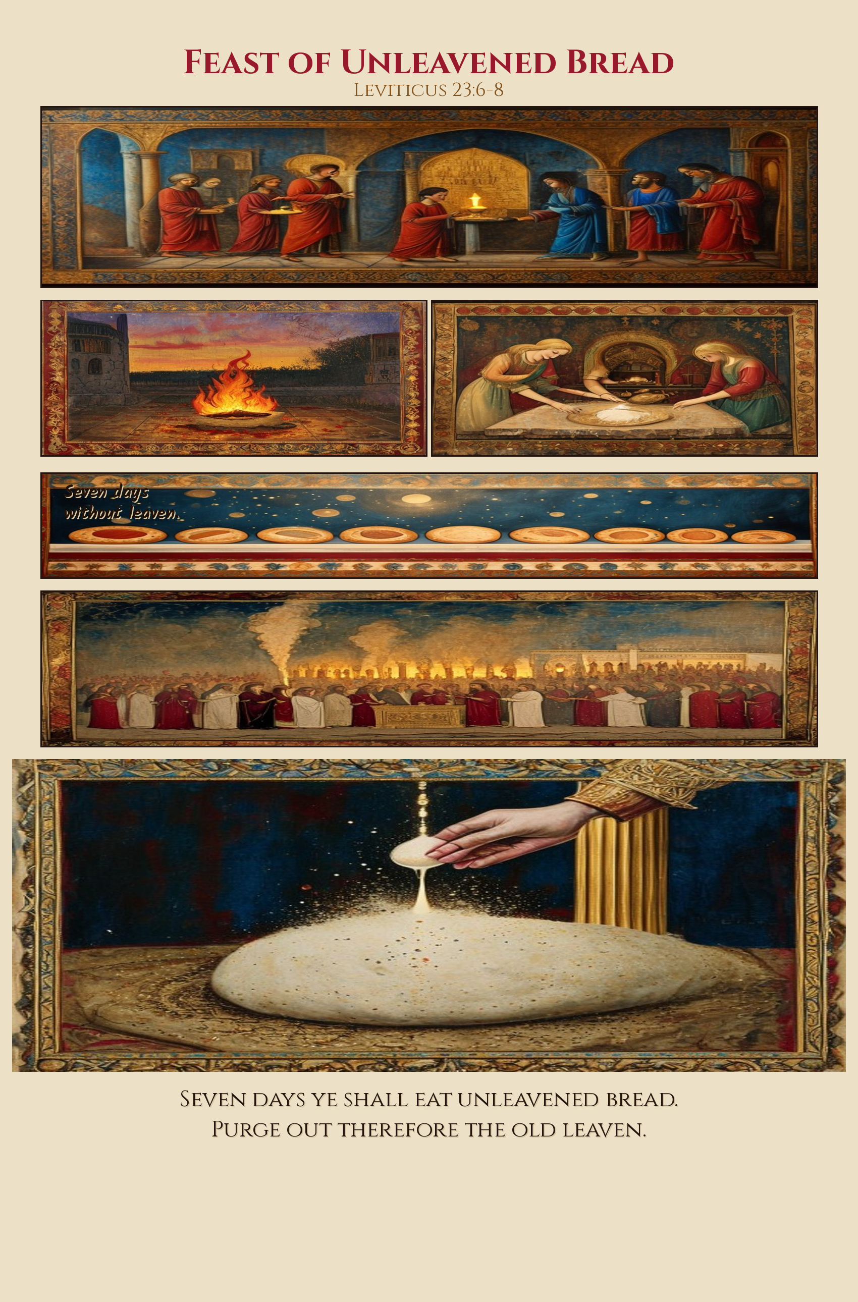 Feast of Unleavened Bread comic page