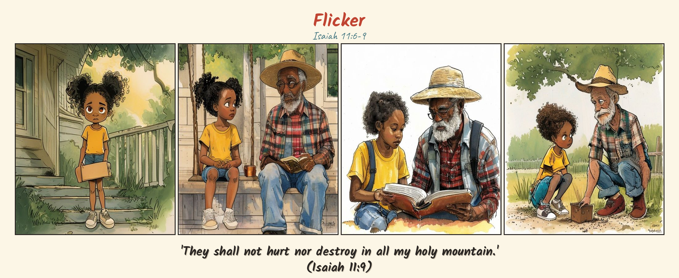 Flicker comic page