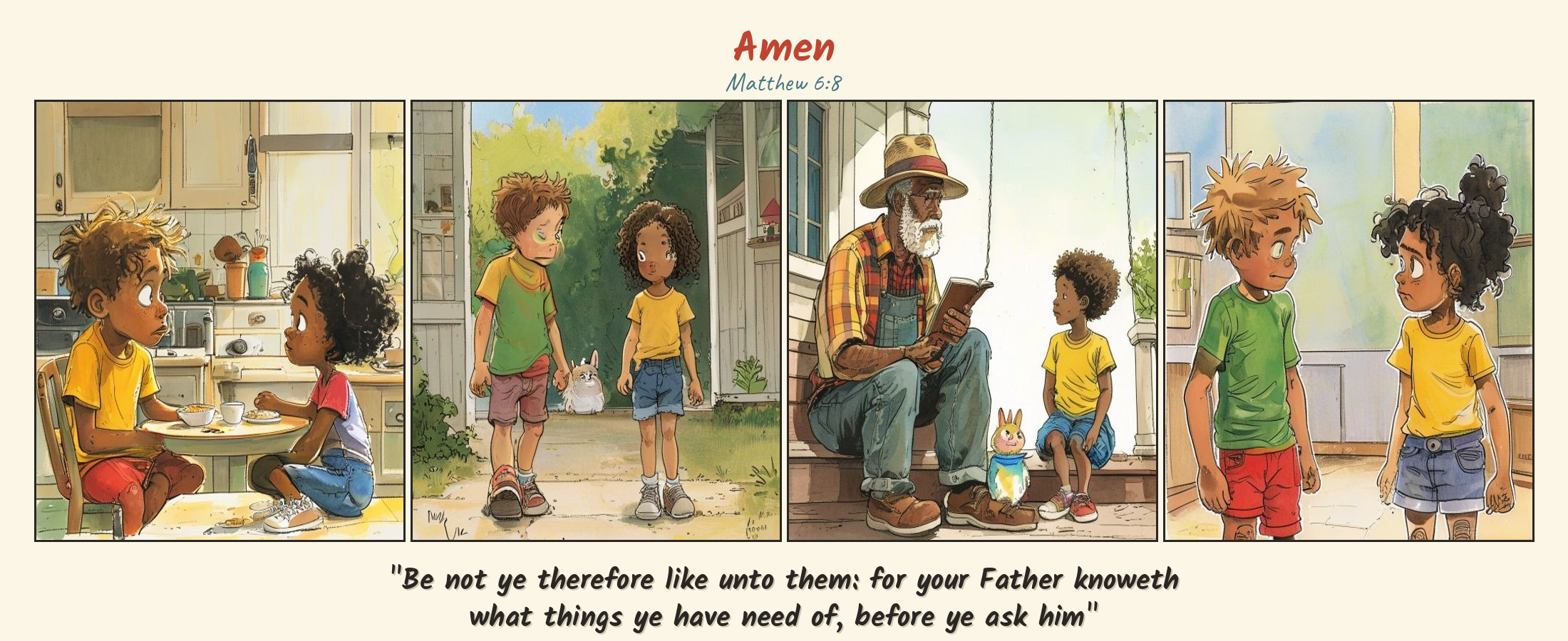 Amen comic page