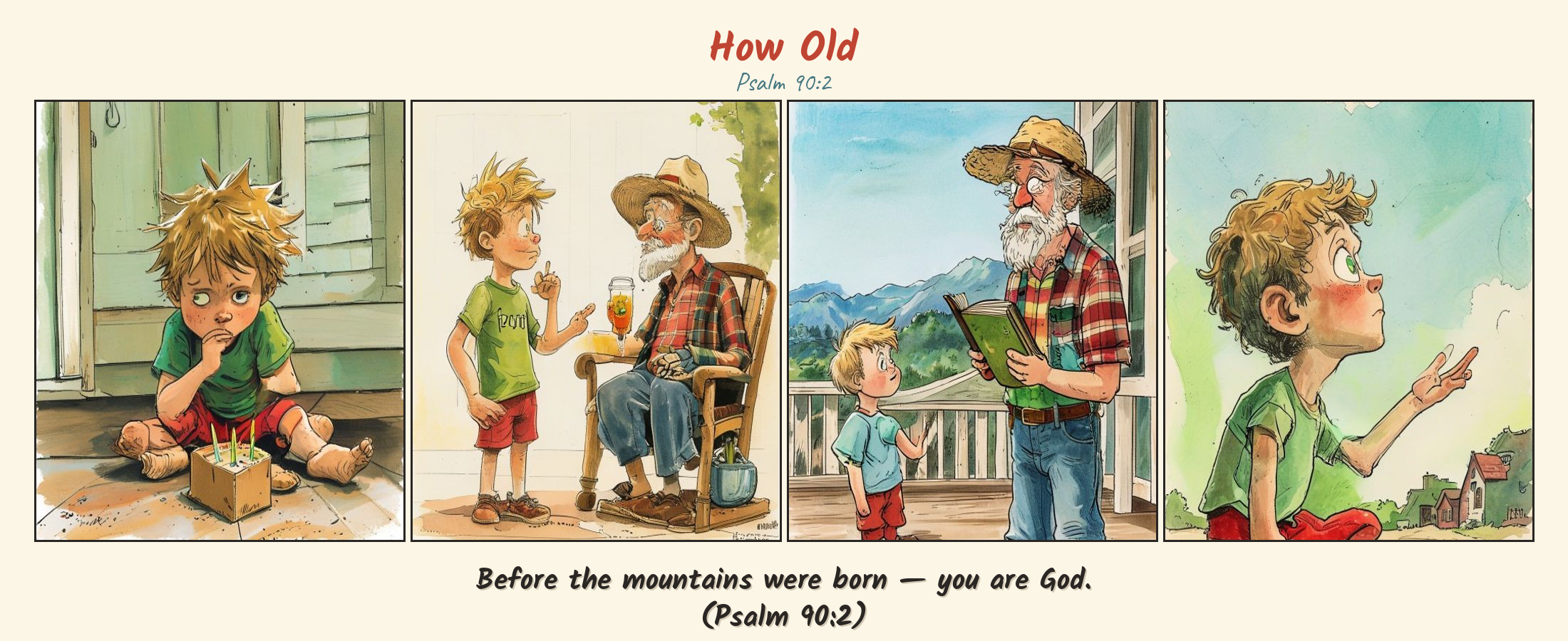 How Old comic page