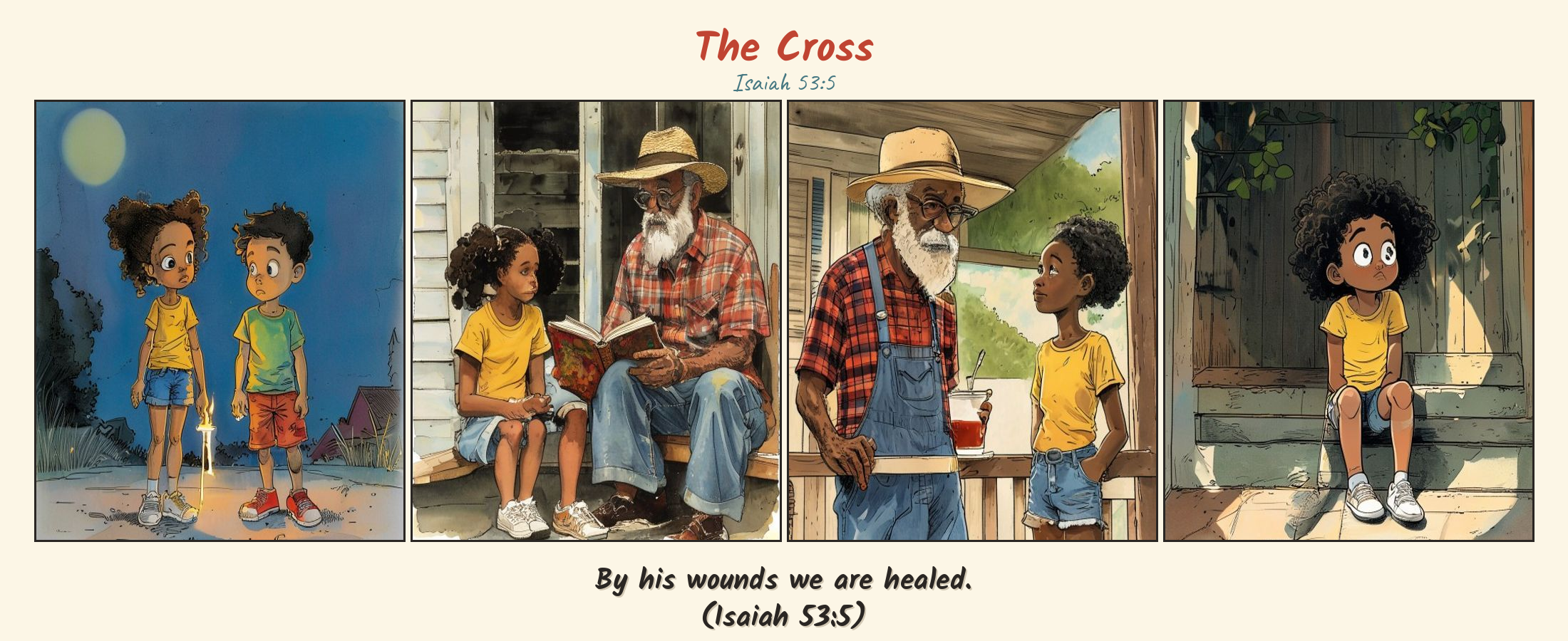 The Cross comic page