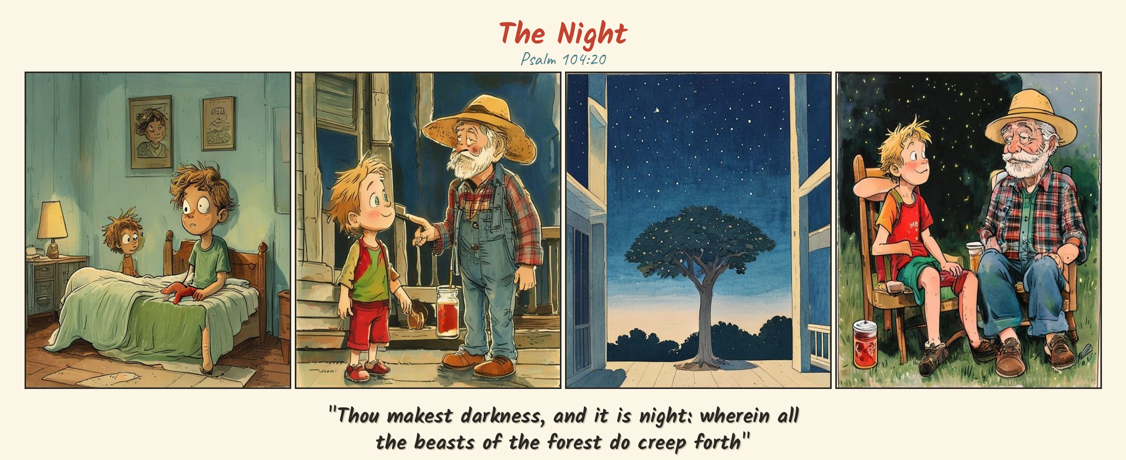 The Night comic page