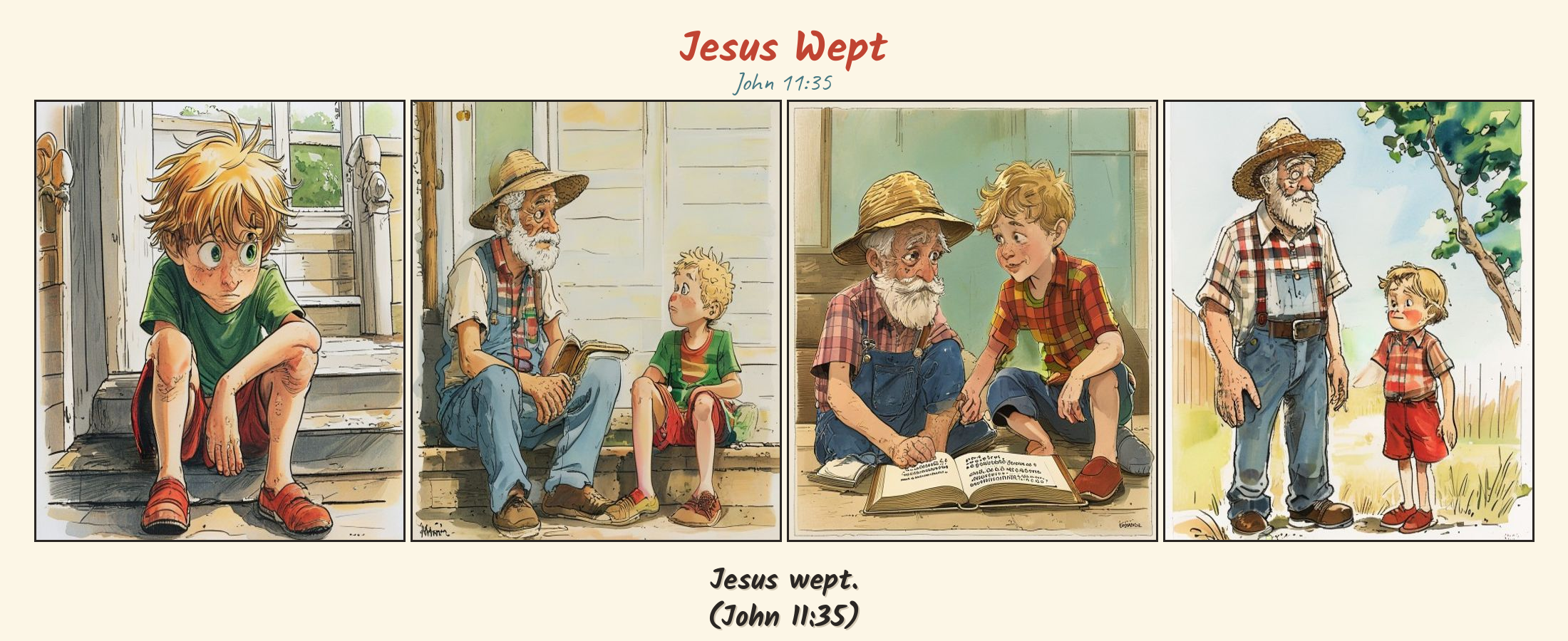 Jesus Wept comic page