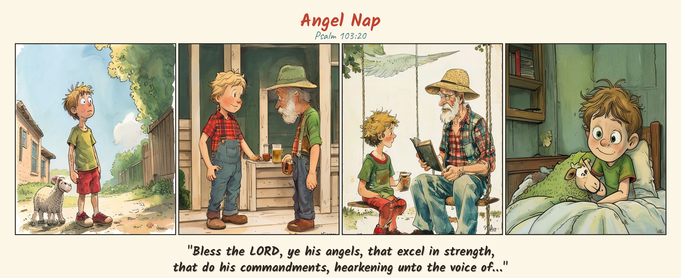 Angel Nap comic page