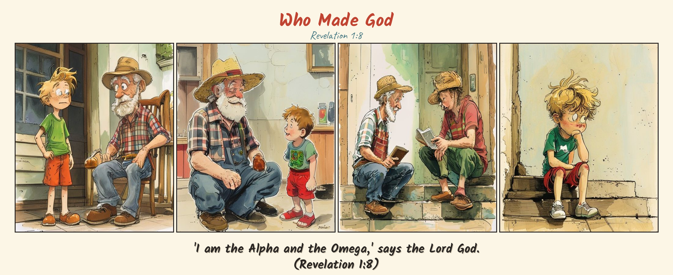 Who Made God comic page