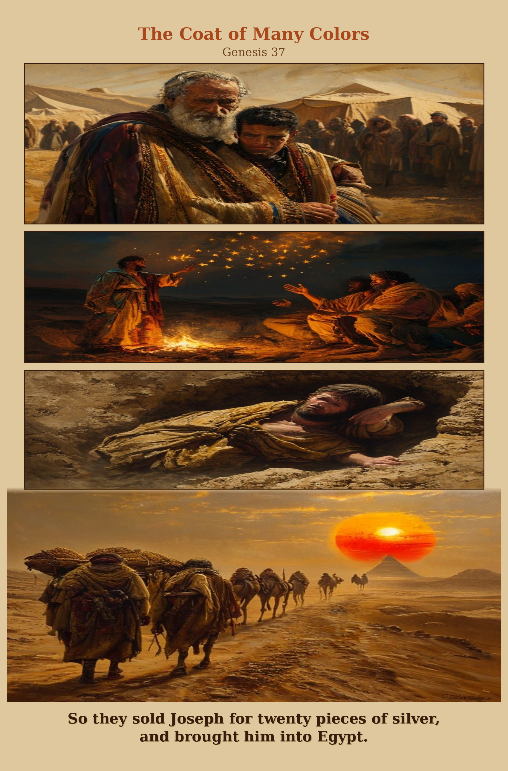 The Coat of Many Colors comic page