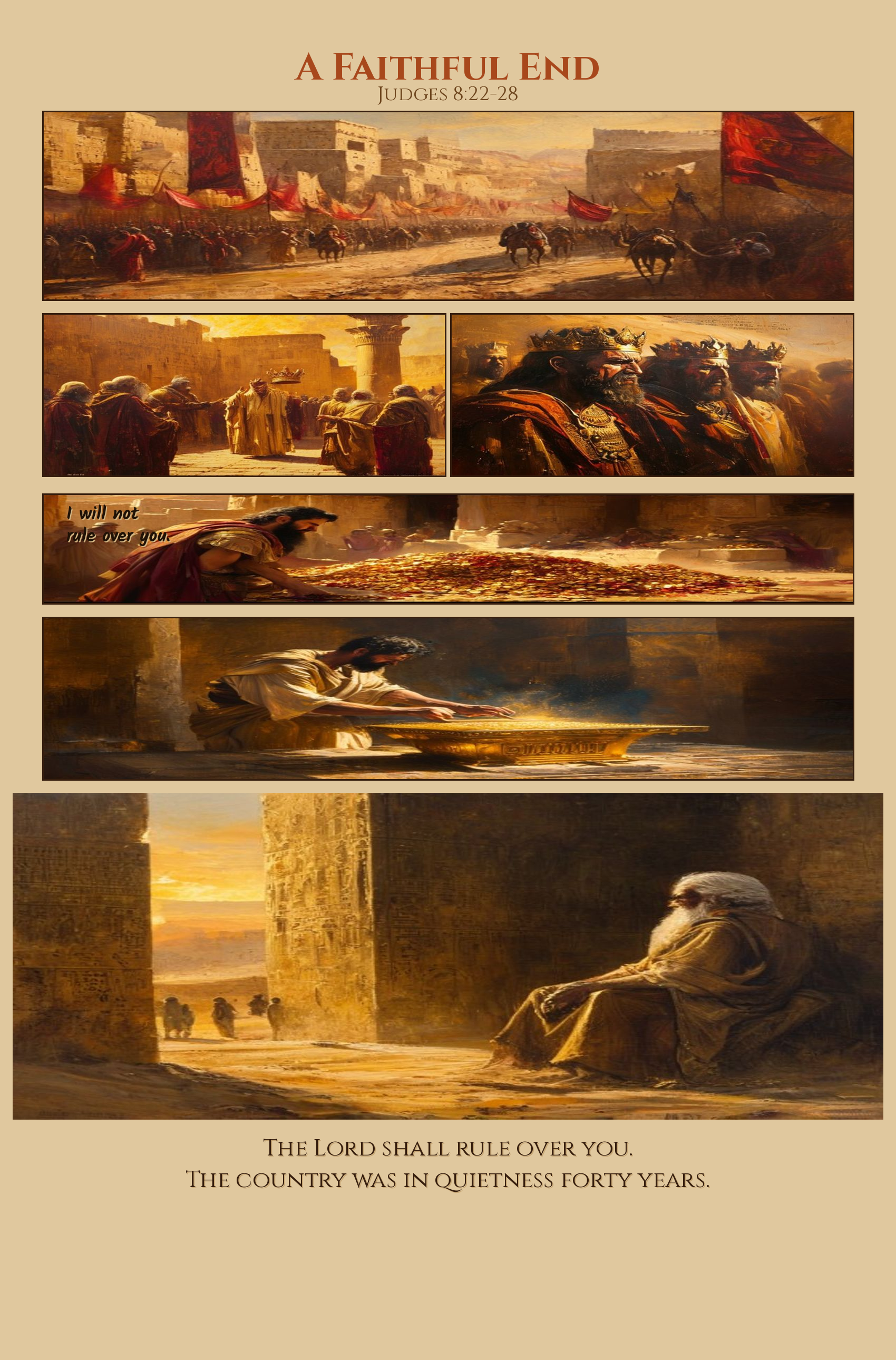A Faithful End comic page