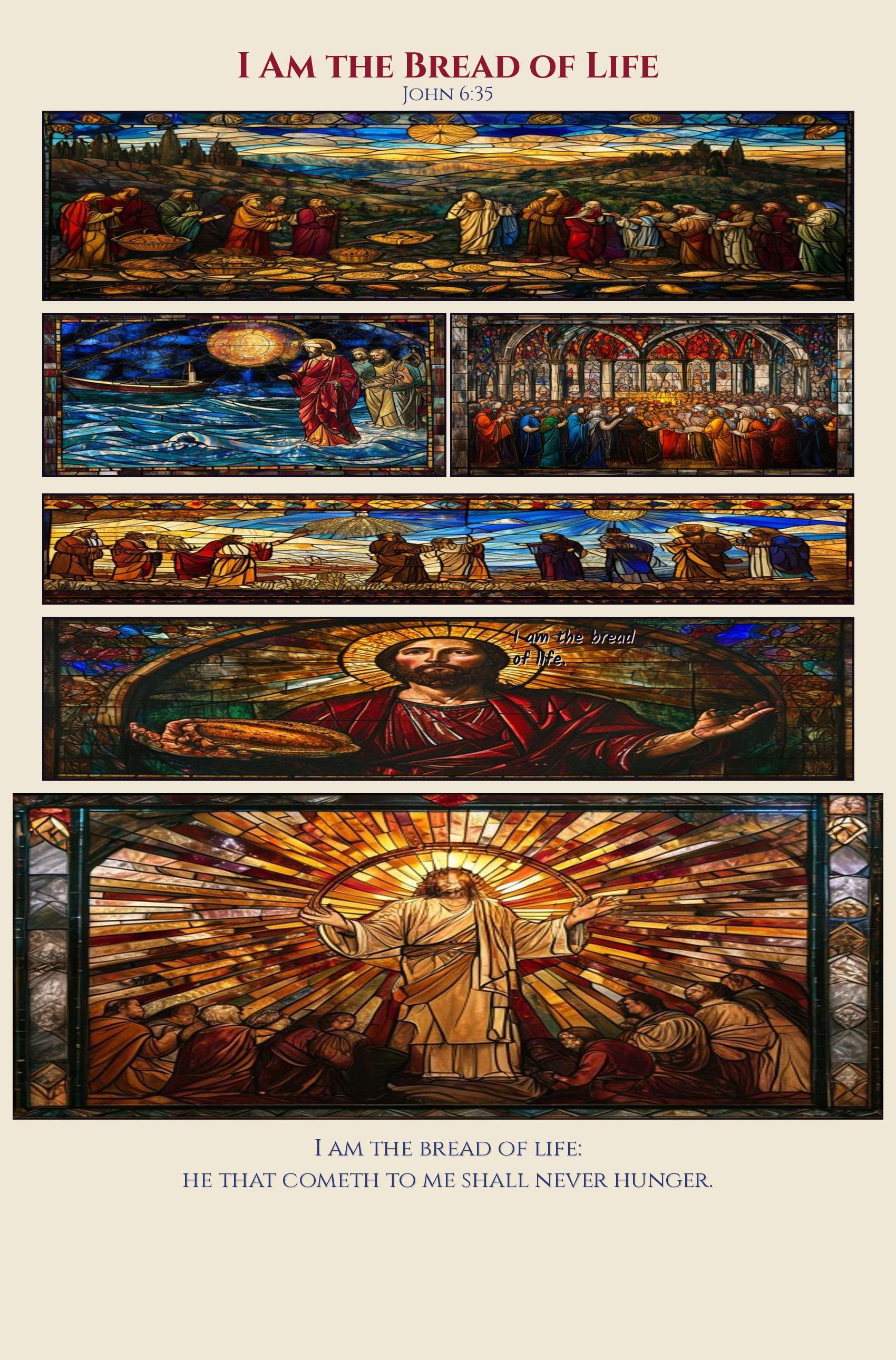 I Am the Bread of Life comic page