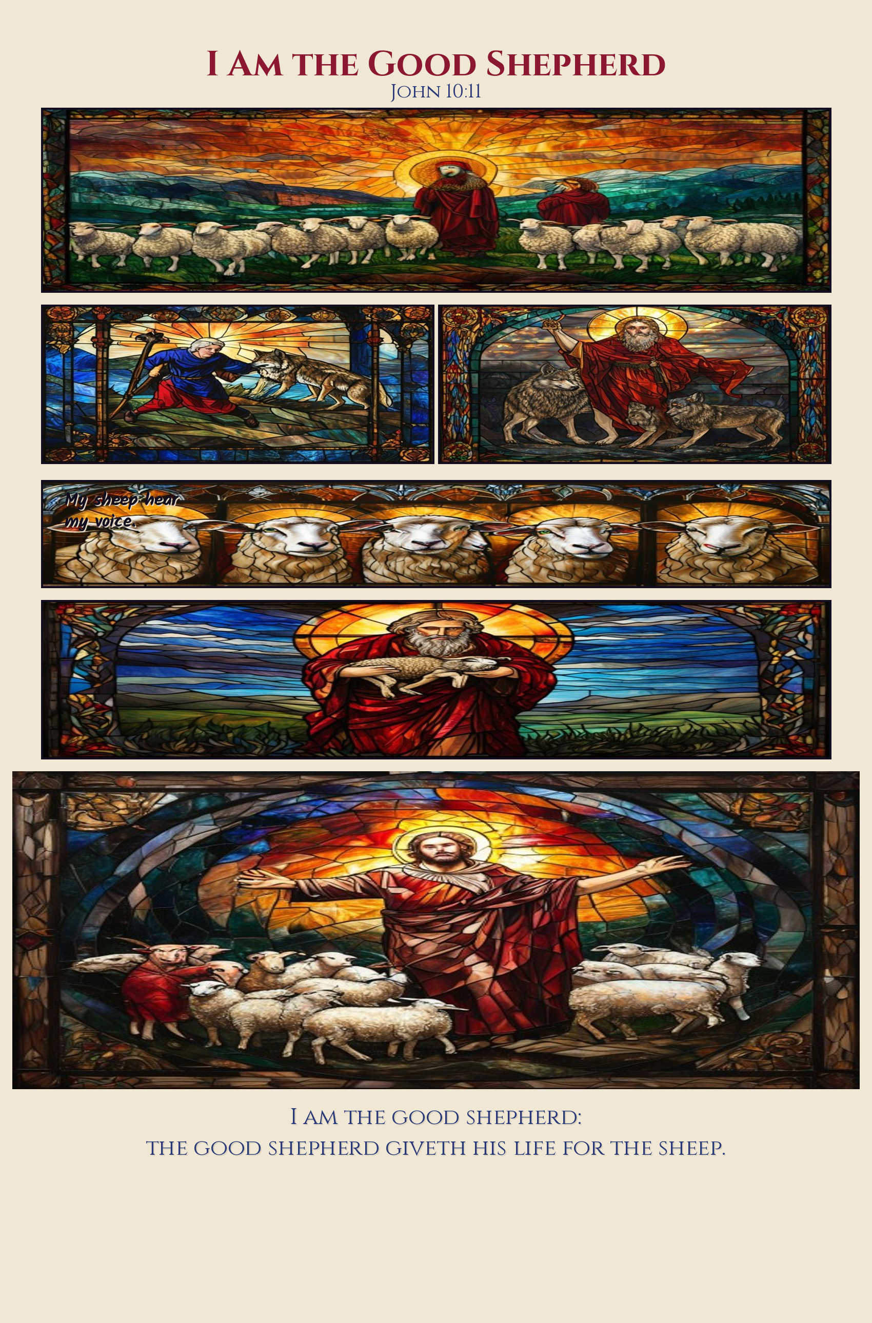 I Am the Good Shepherd comic page