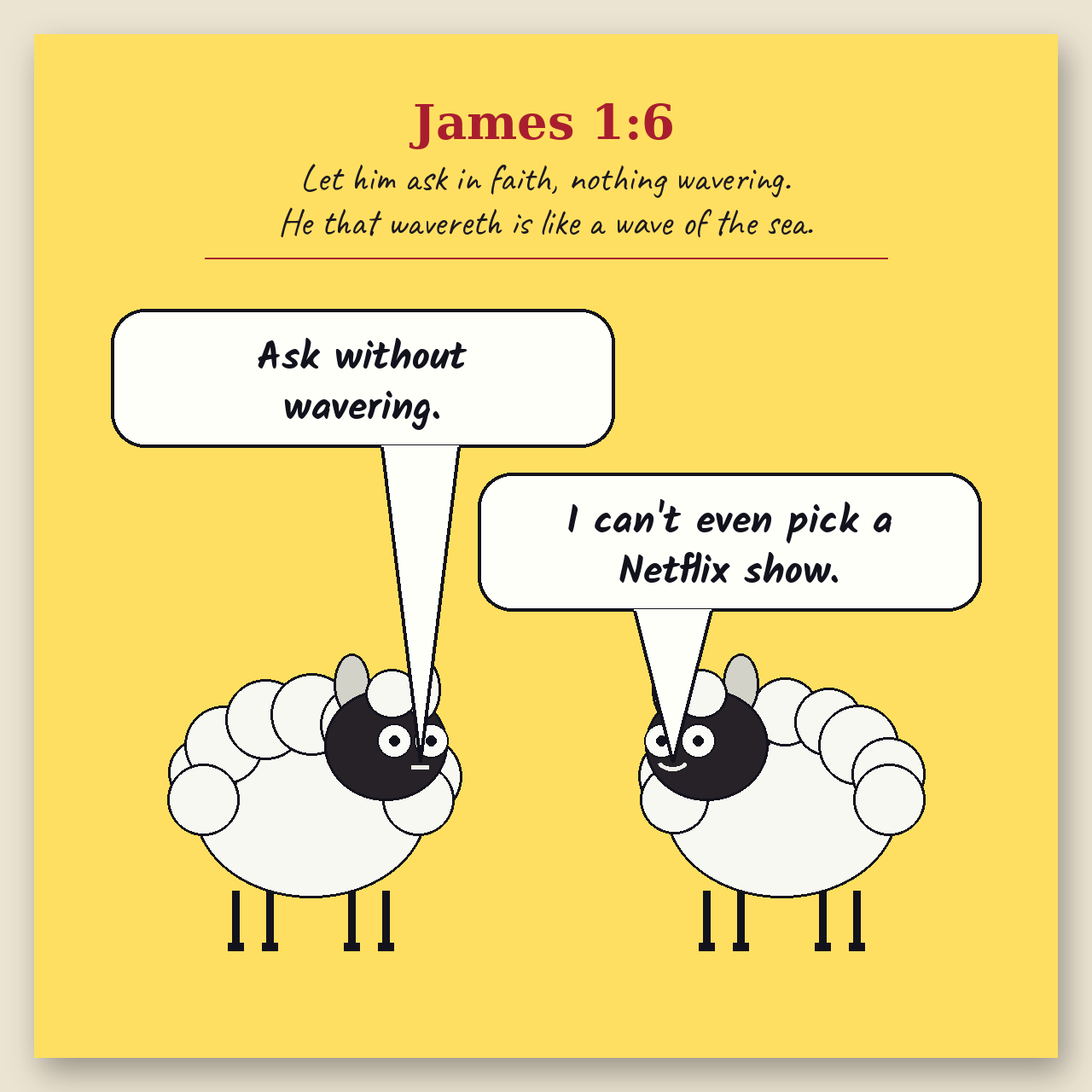 Ask in Faith comic page