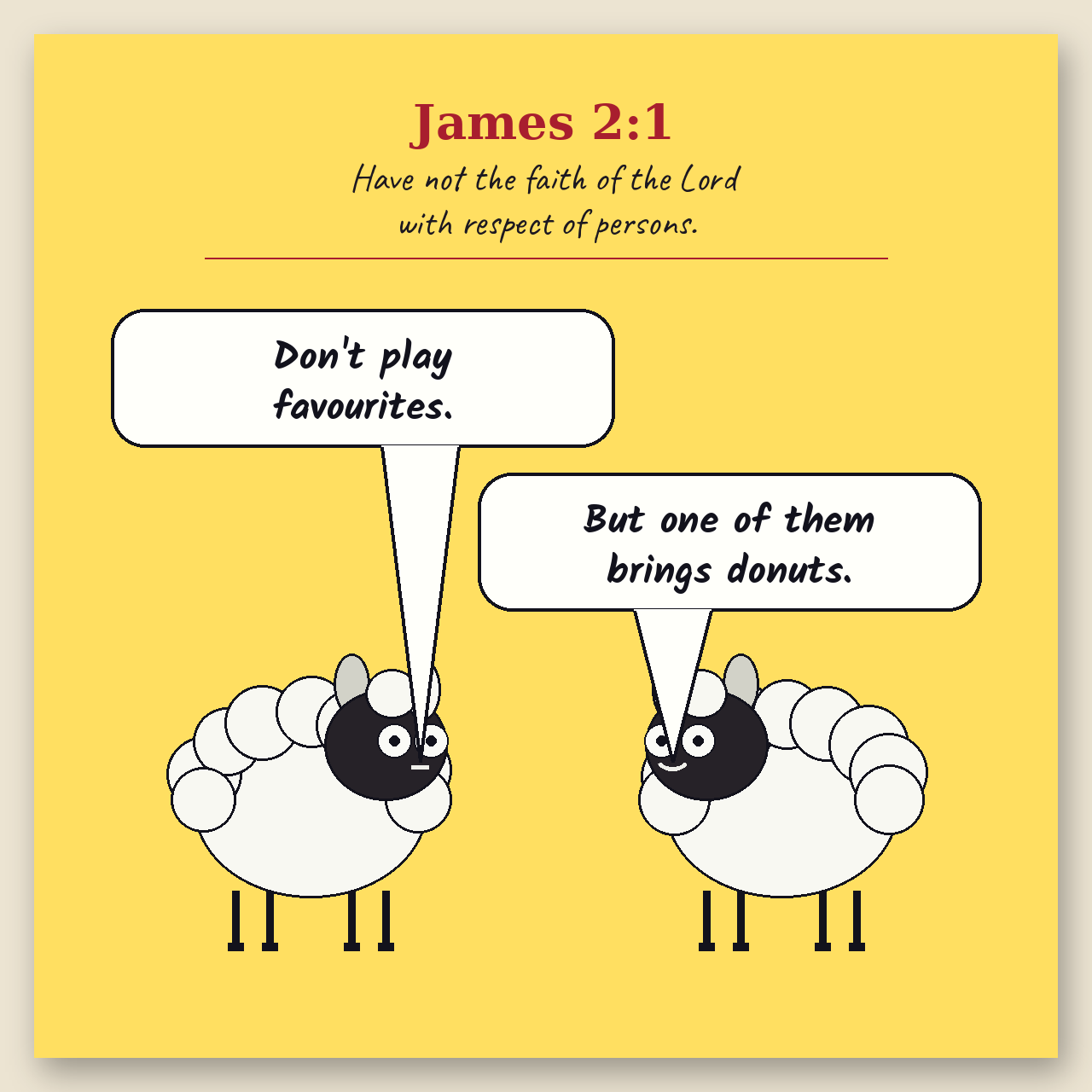 No Favouritism comic page