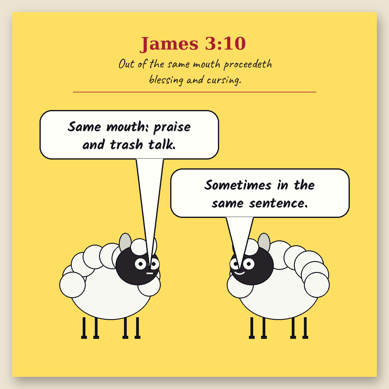 Blessing and Cursing comic page