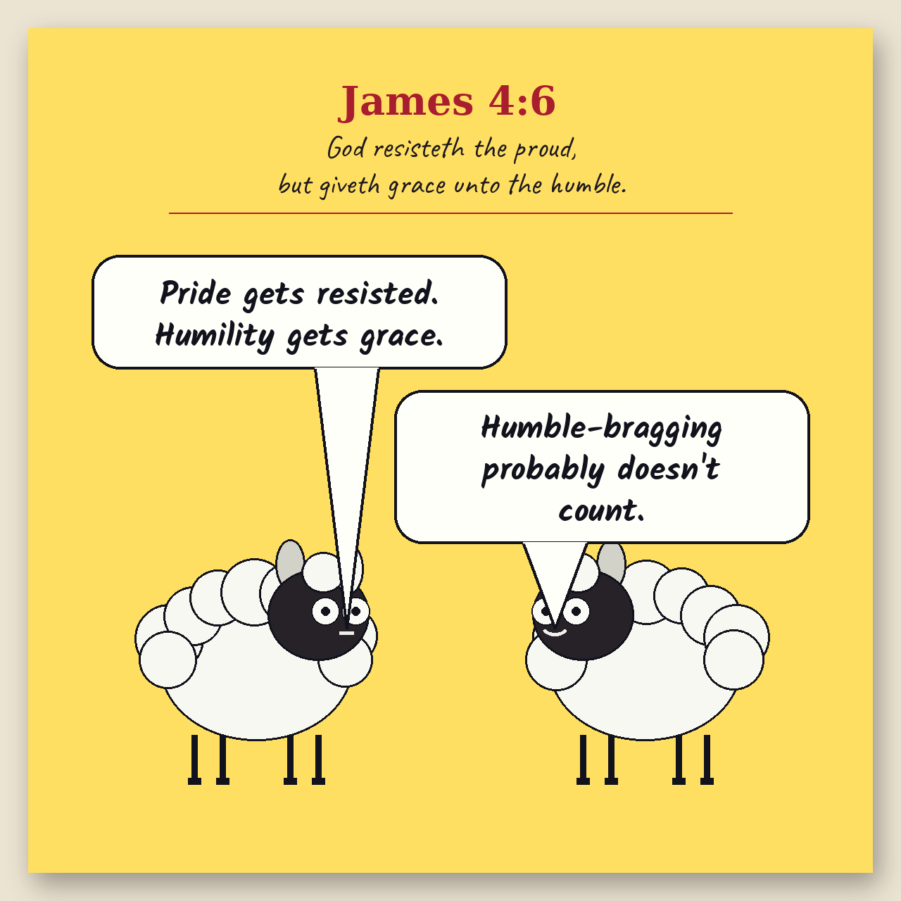 Grace to the Humble comic page