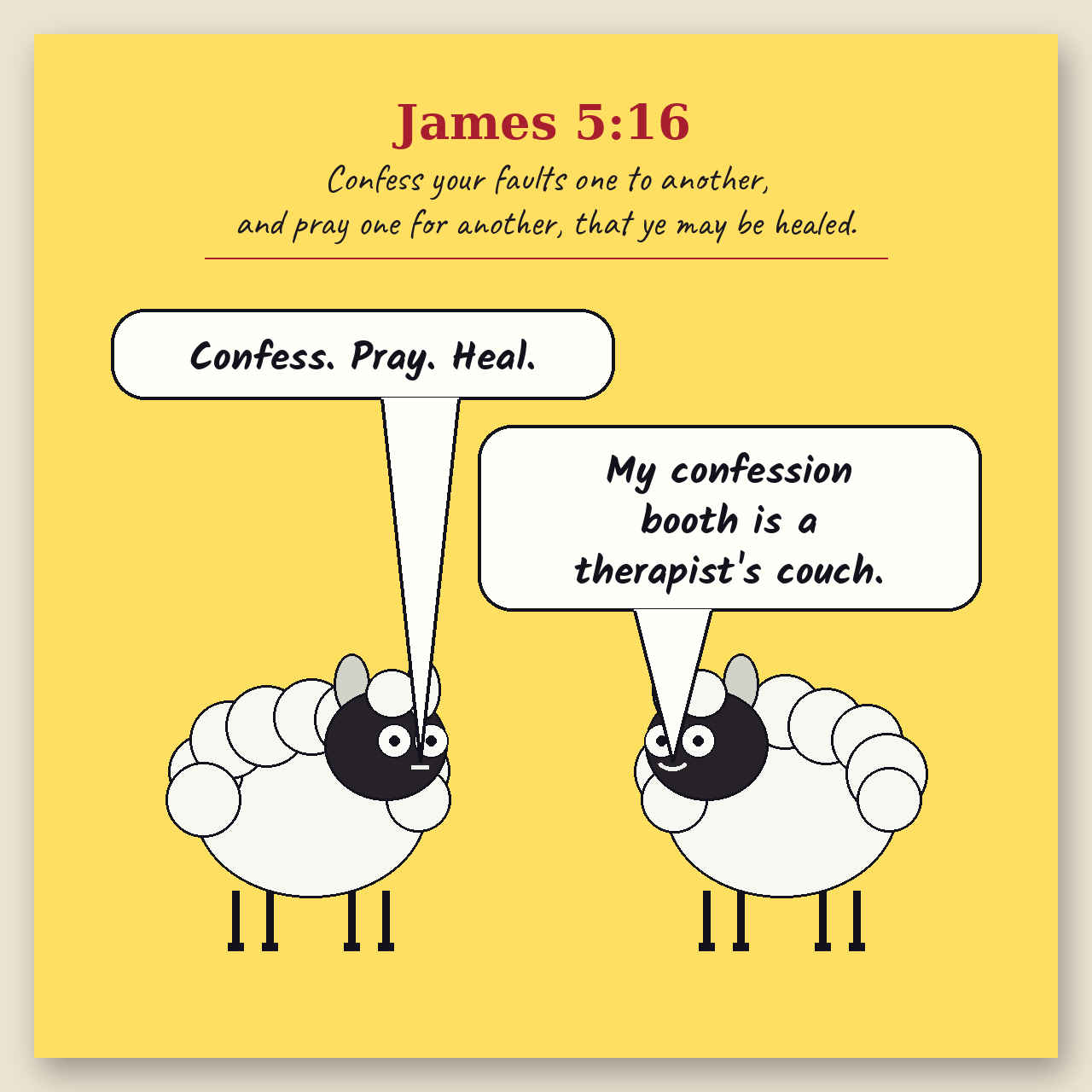 Confess to One Another comic page