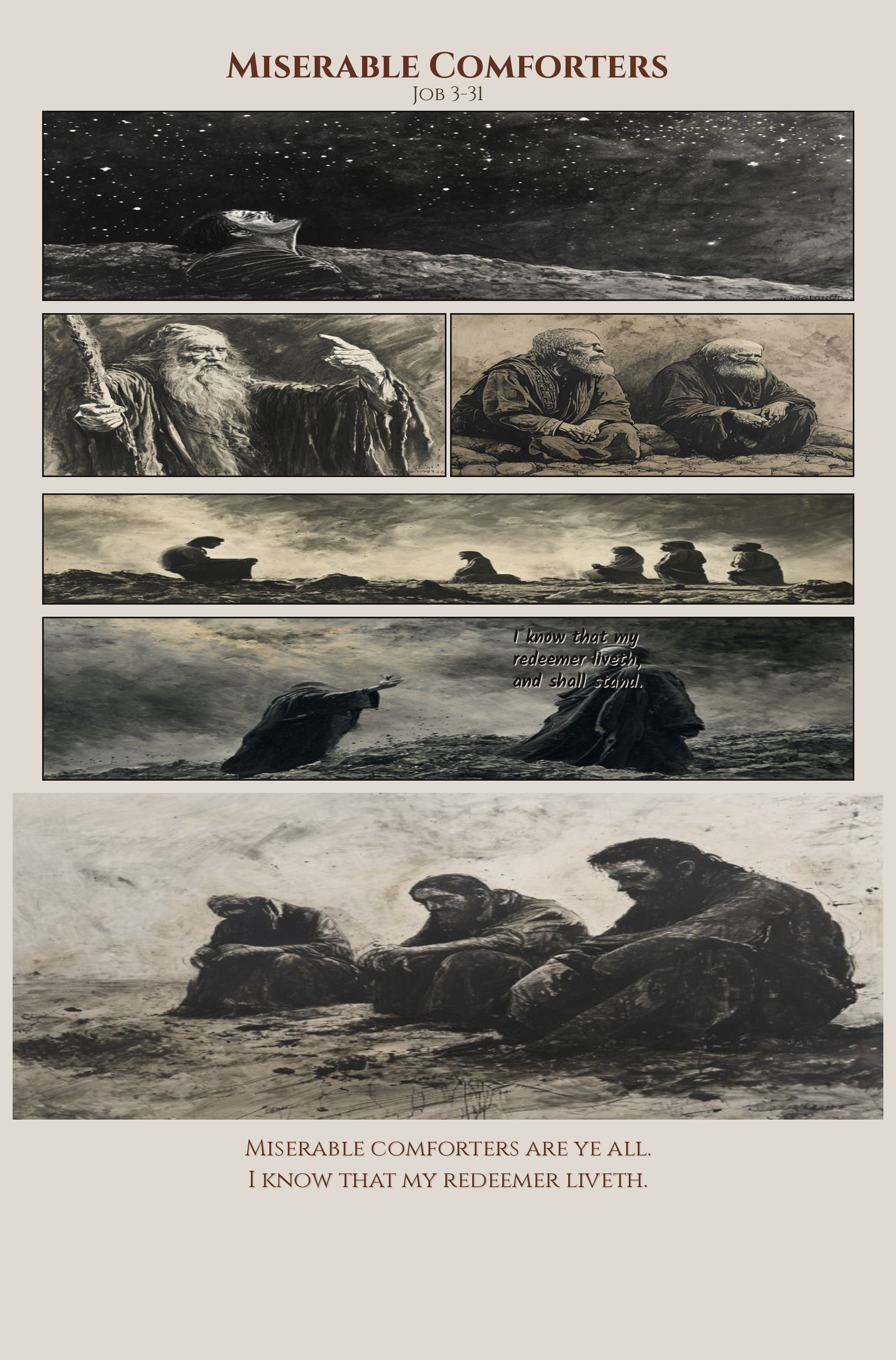 Miserable Comforters comic page