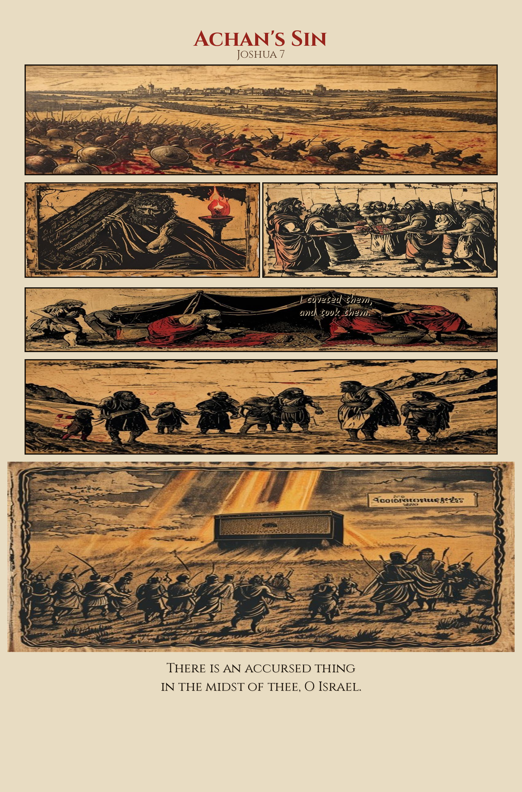 Achan's Sin comic page