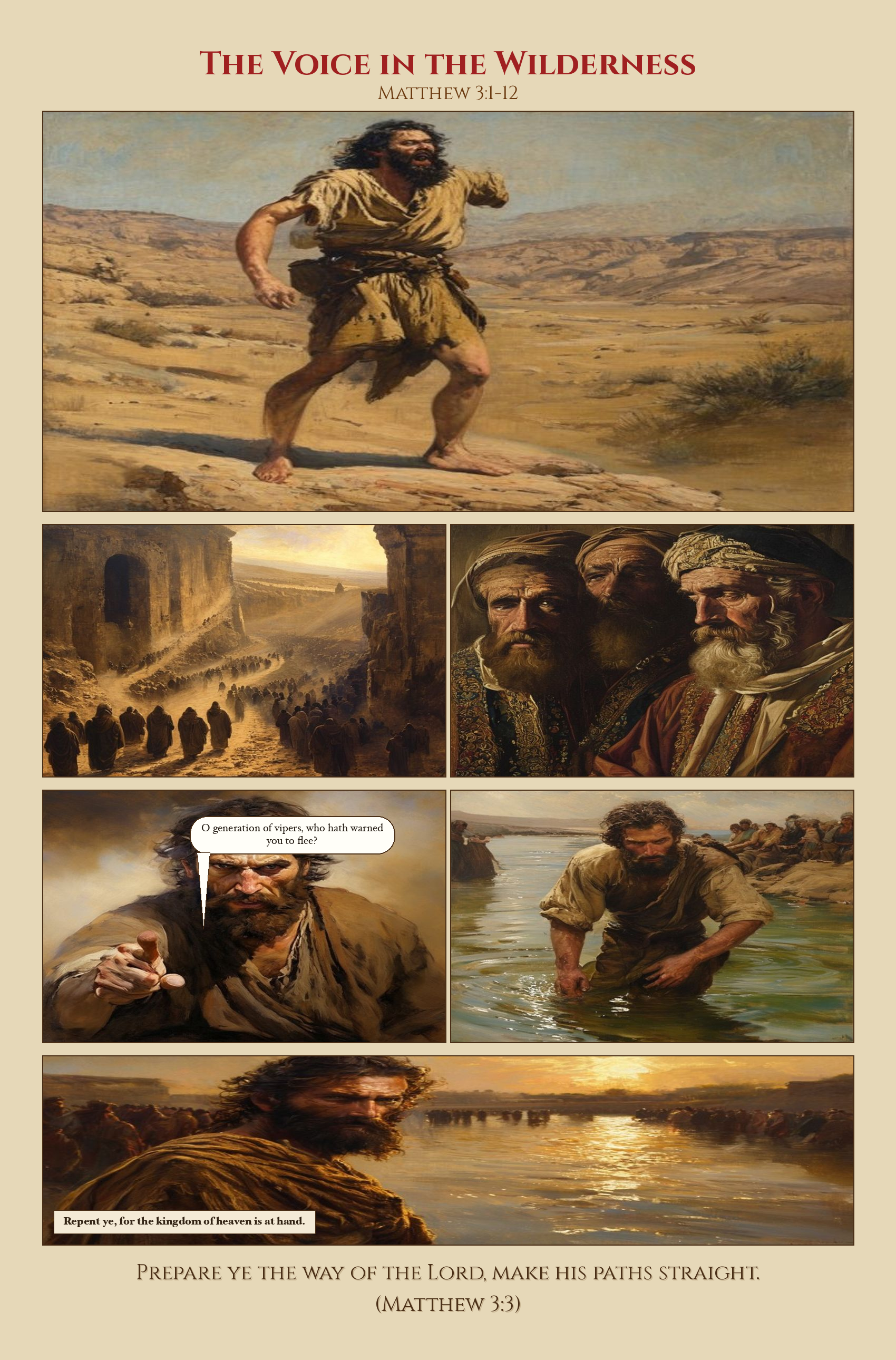 The Voice in the Wilderness comic page