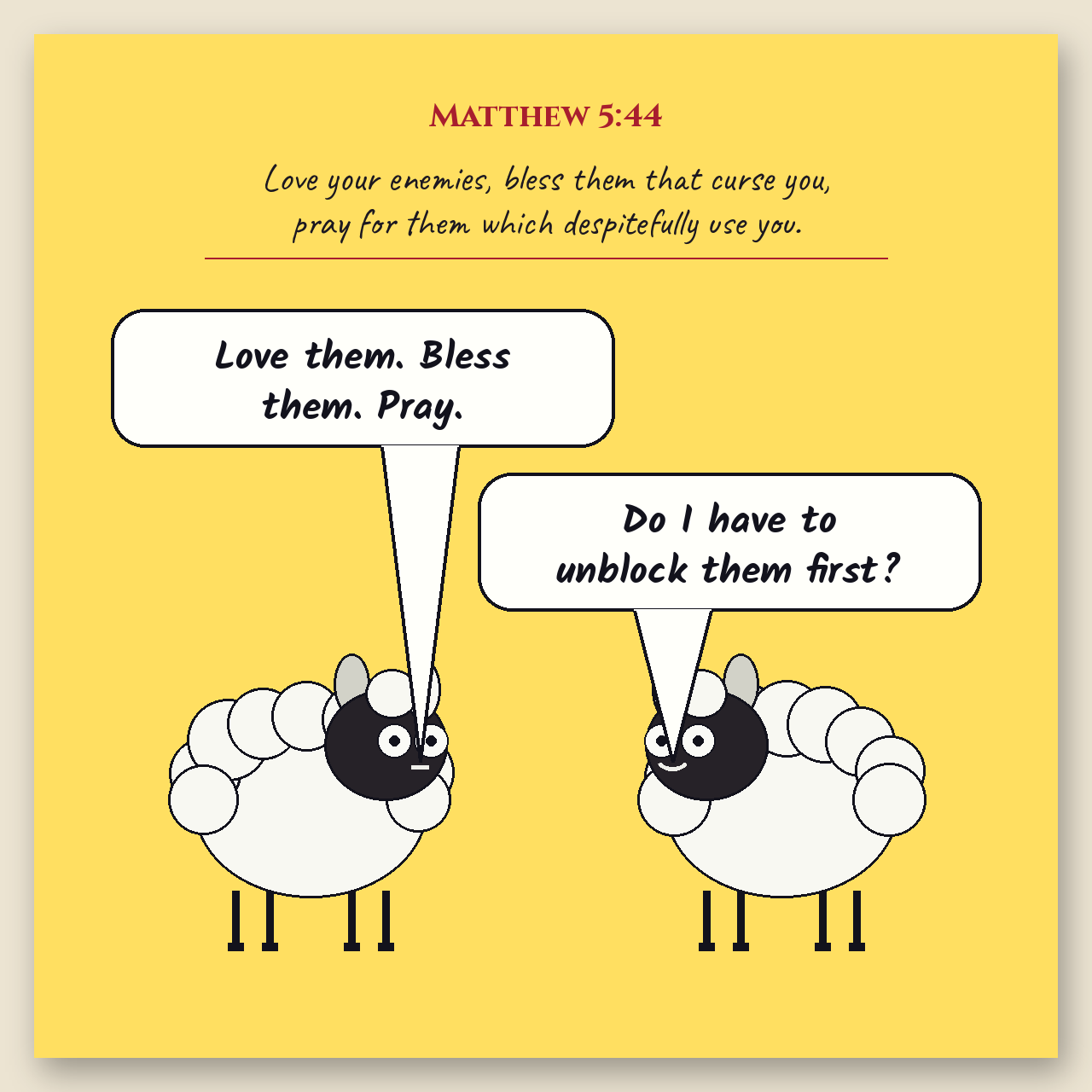 Love Your Enemies comic page