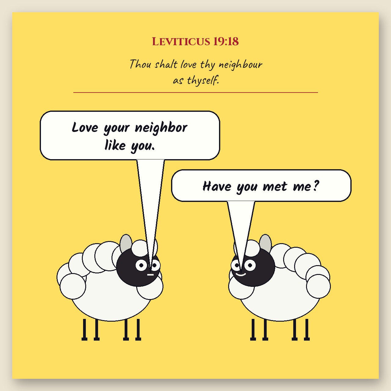 Love Thy Neighbour comic page