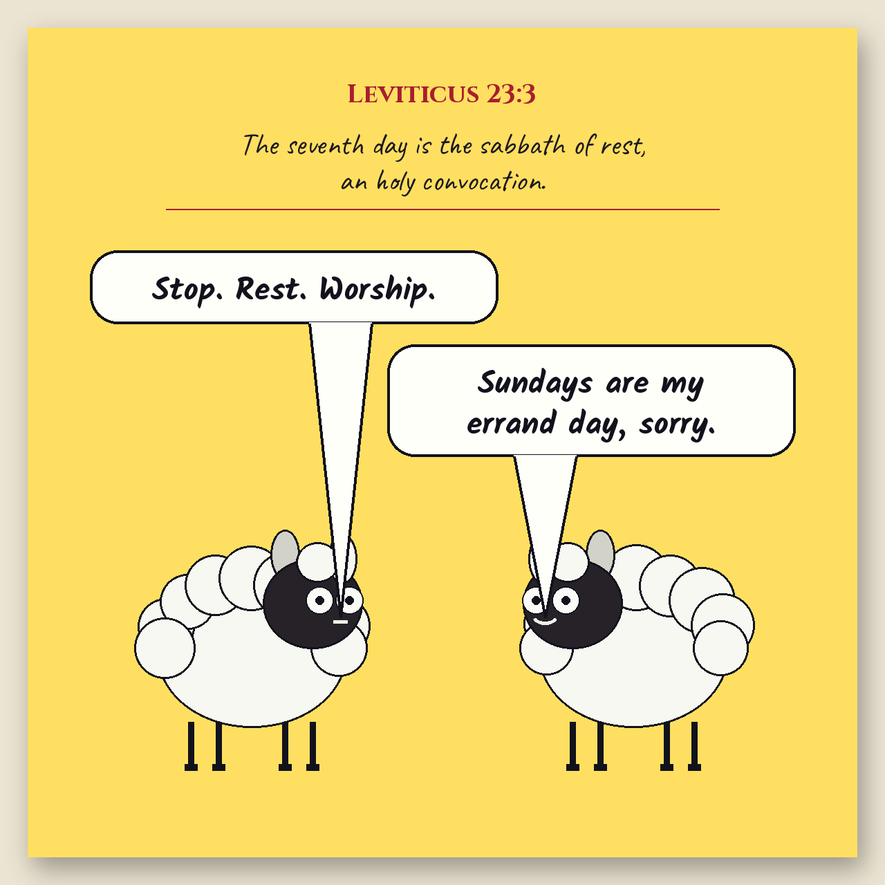 The Sabbath Rest comic page
