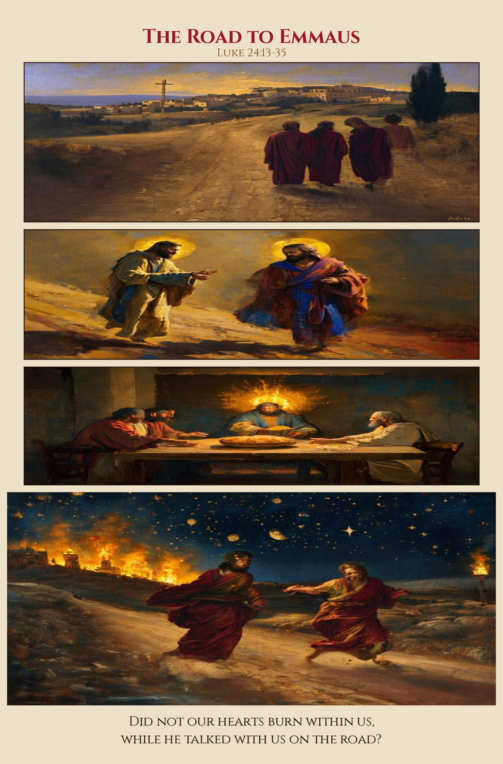The Road to Emmaus comic page