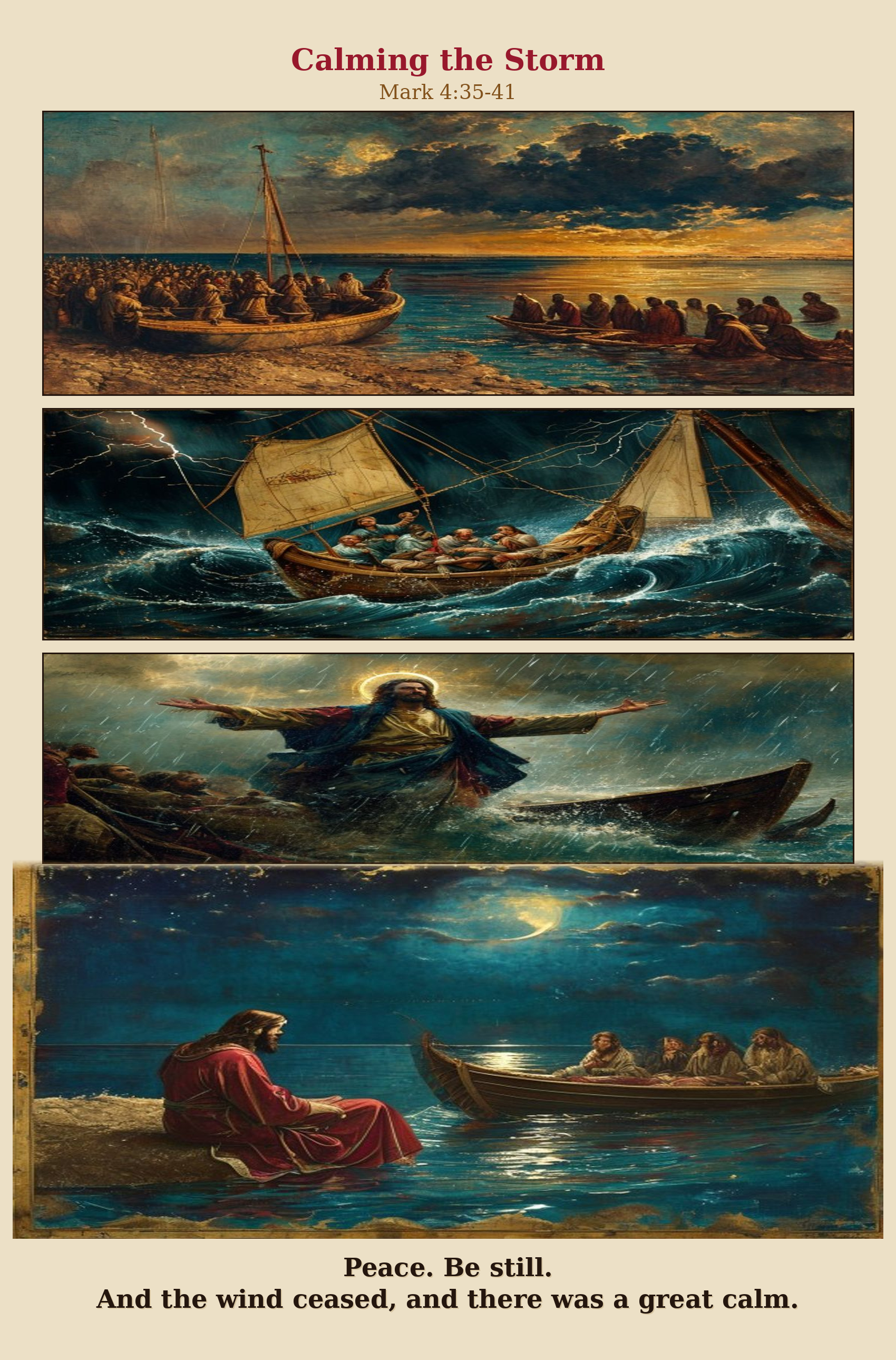 Calming the Storm comic page