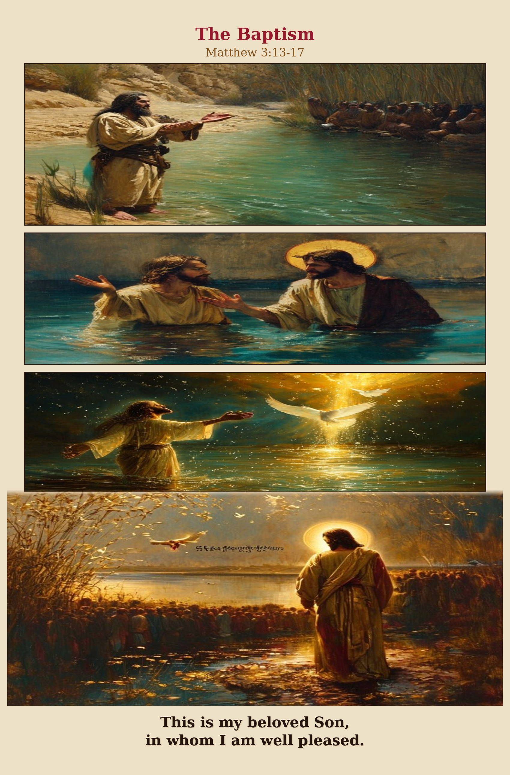 The Baptism comic page