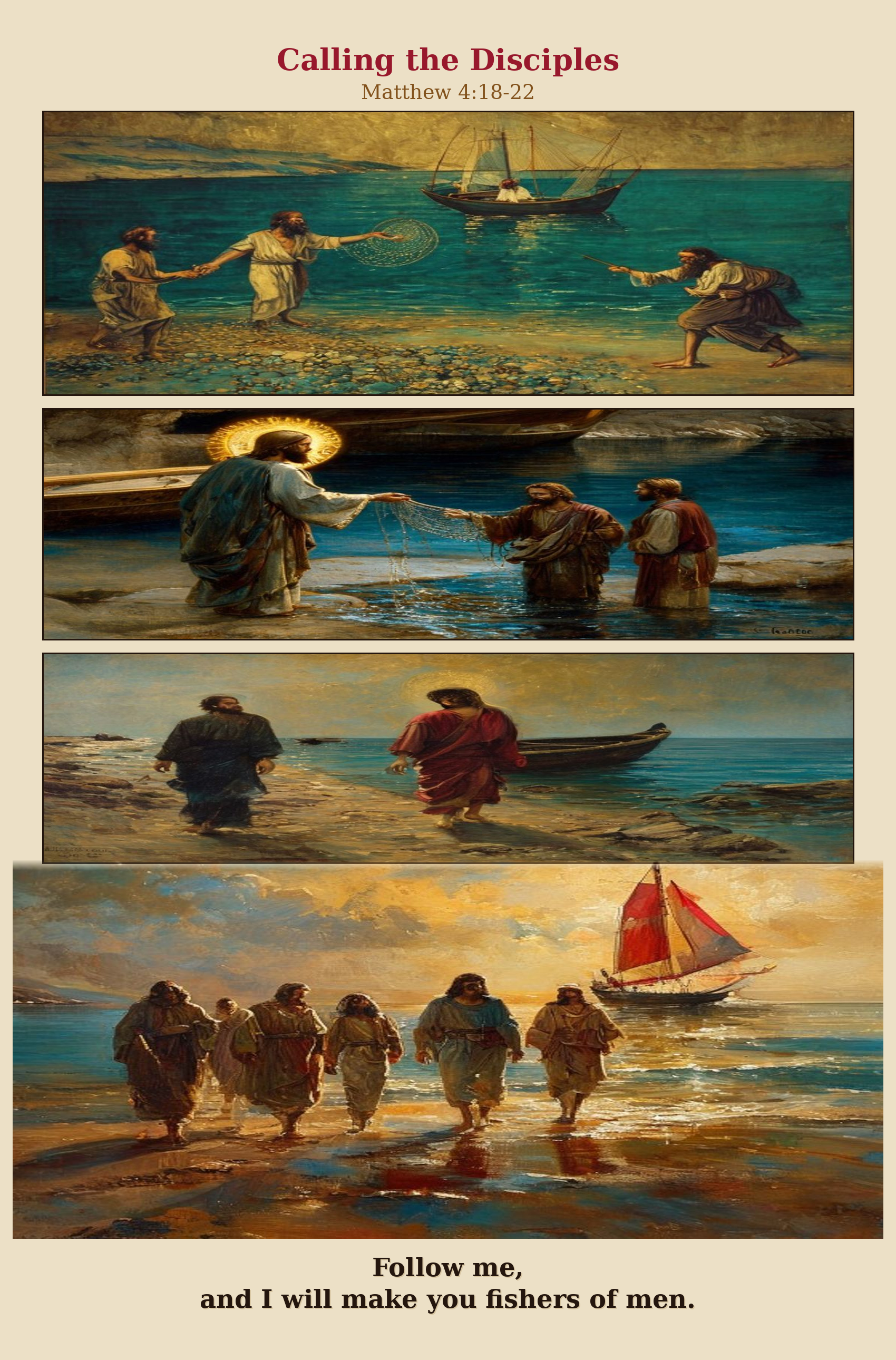 Calling the Disciples comic page