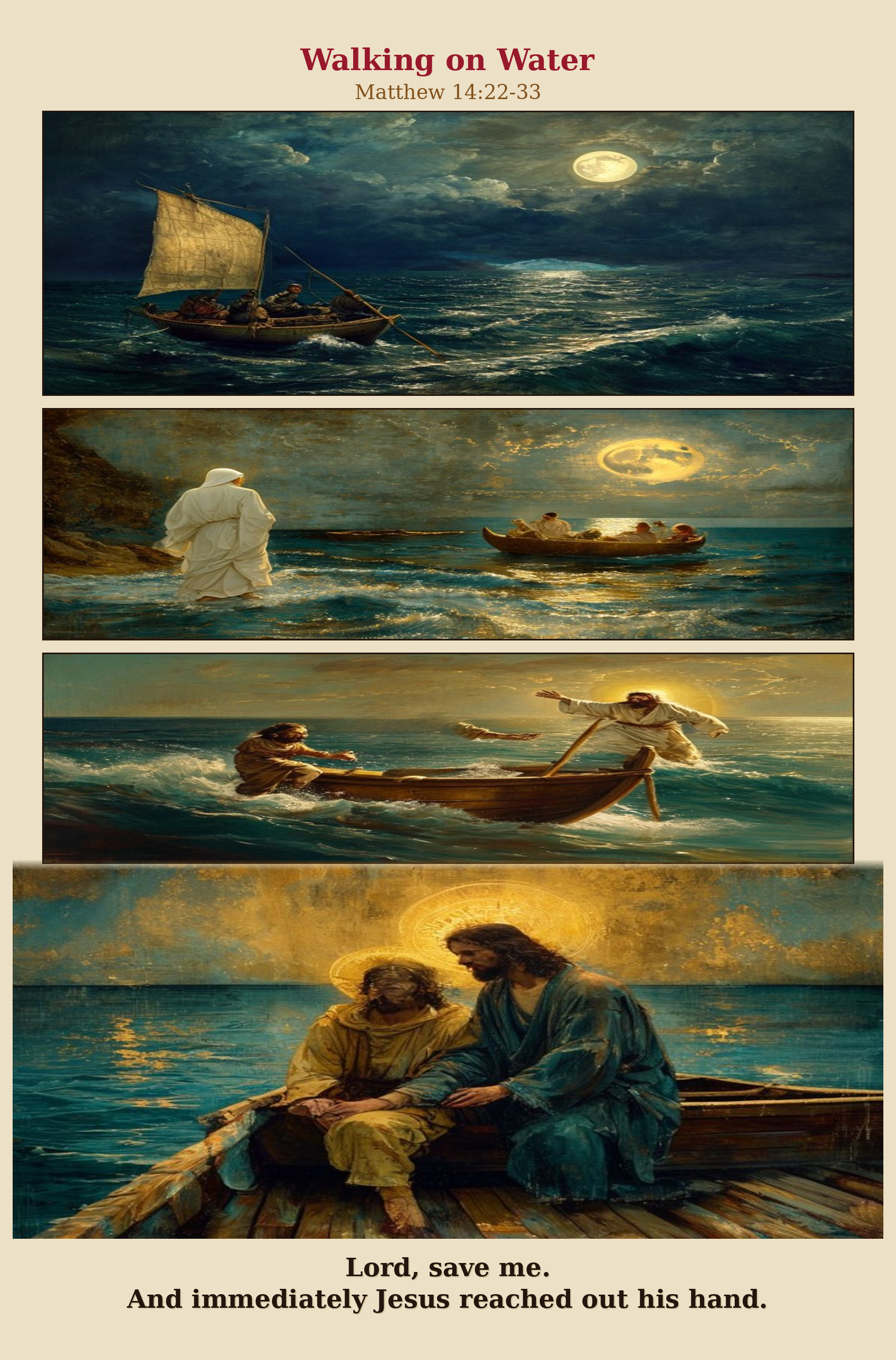 Walking on Water comic page