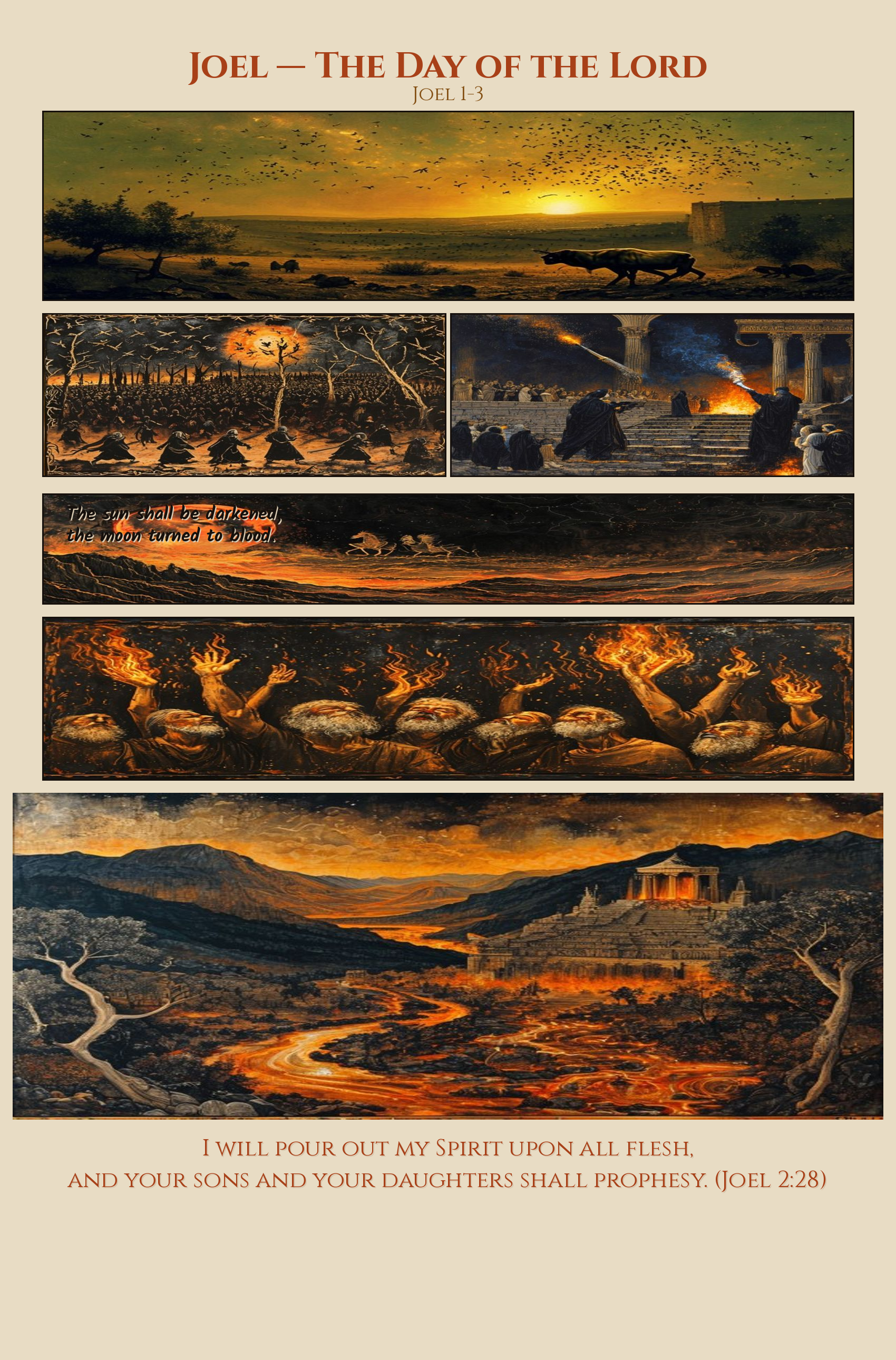 Joel — The Day of the Lord comic page