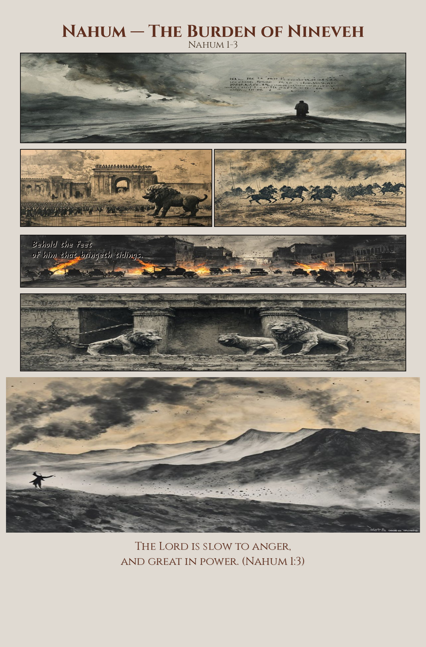 Nahum — The Burden of Nineveh comic page