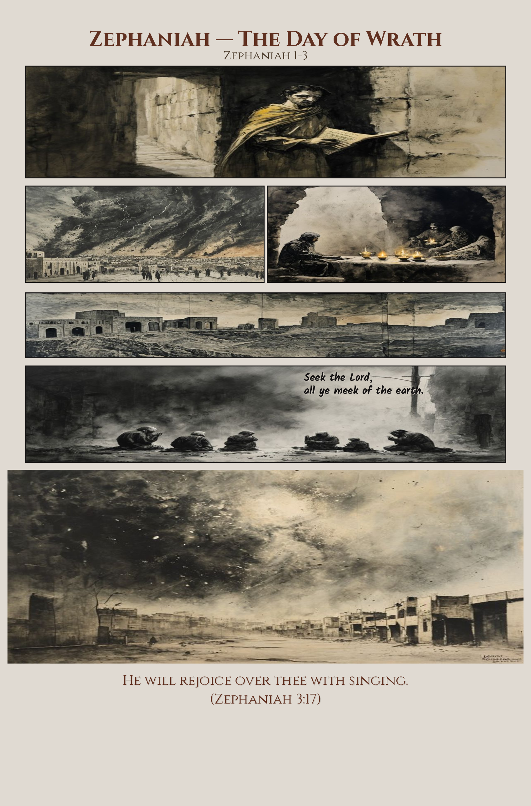 Zephaniah — The Day of Wrath comic page