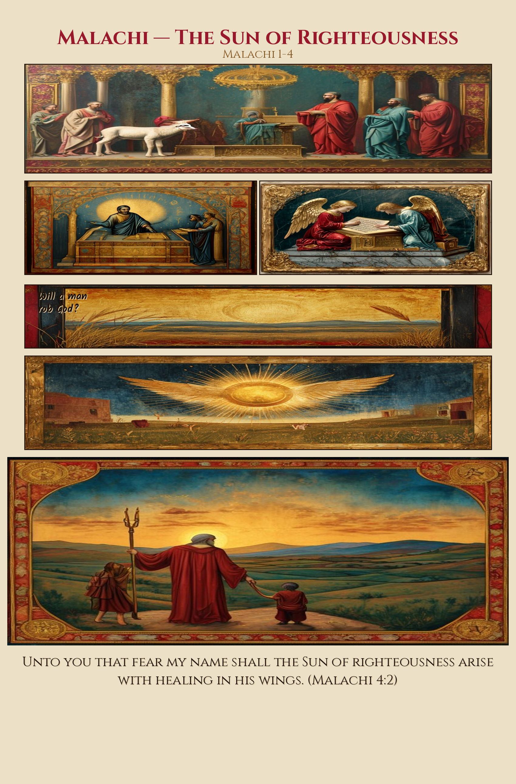 Malachi — The Sun of Righteousness comic page