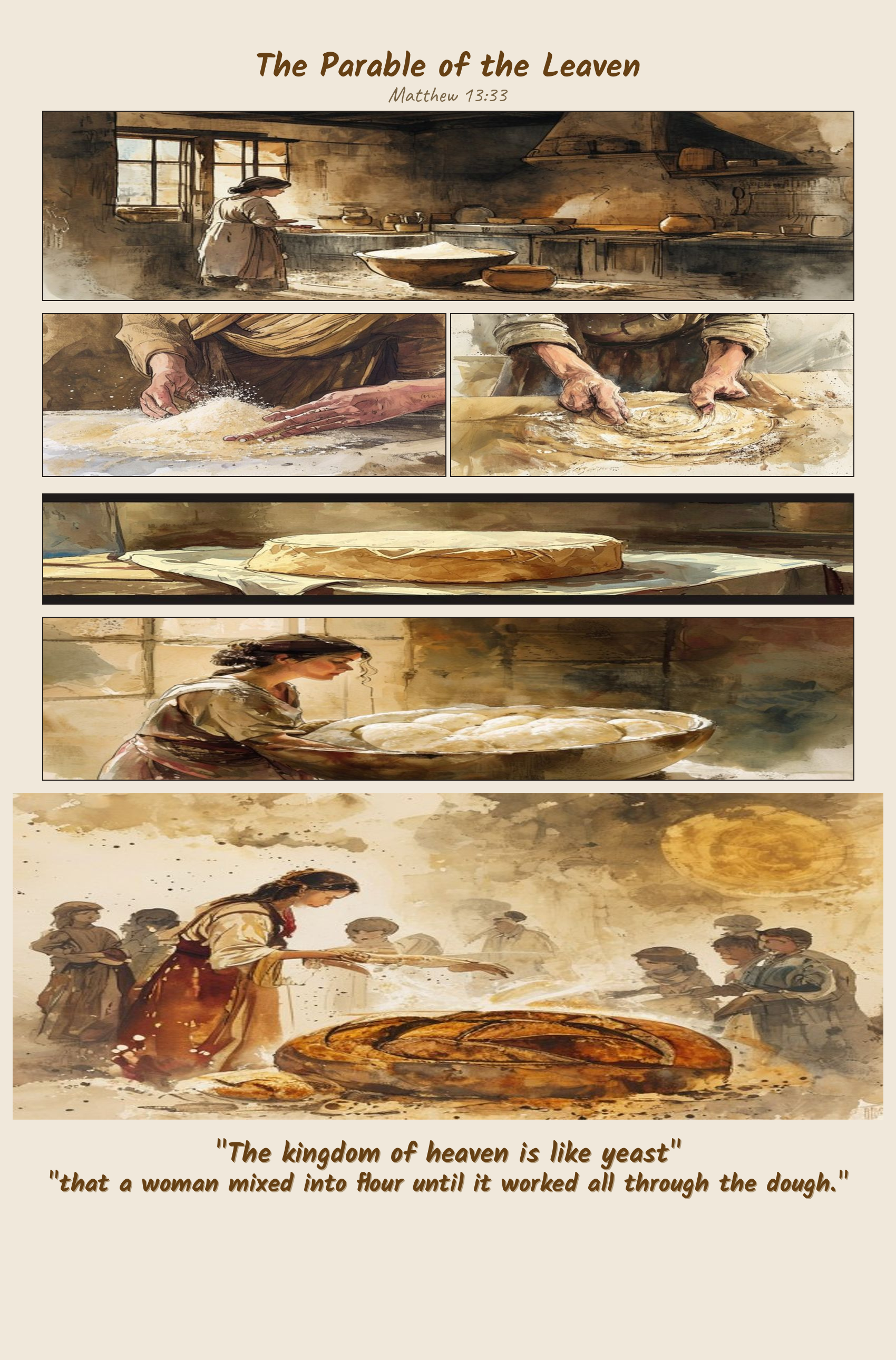 The Parable of the Leaven comic page