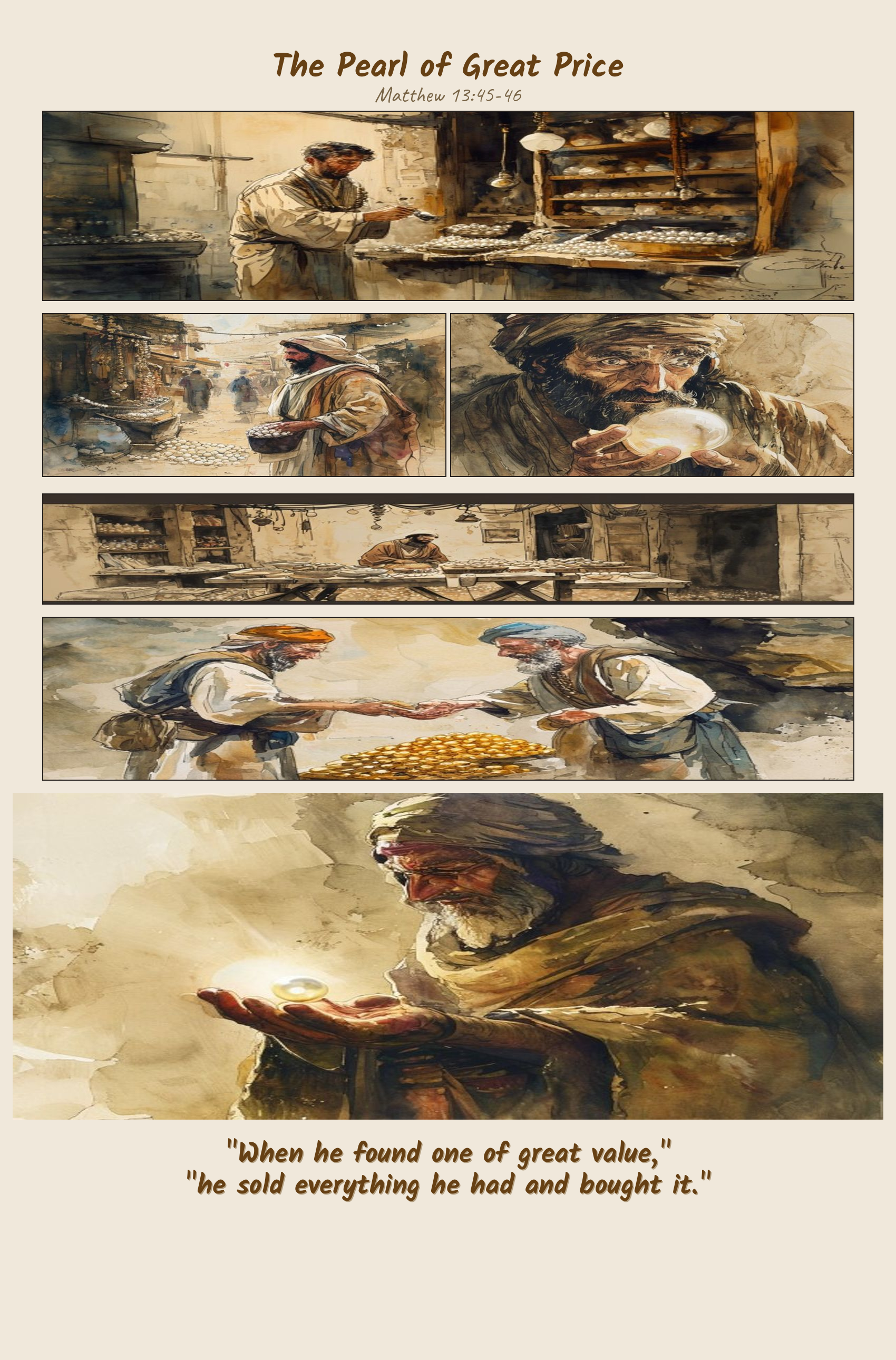 The Pearl of Great Price comic page