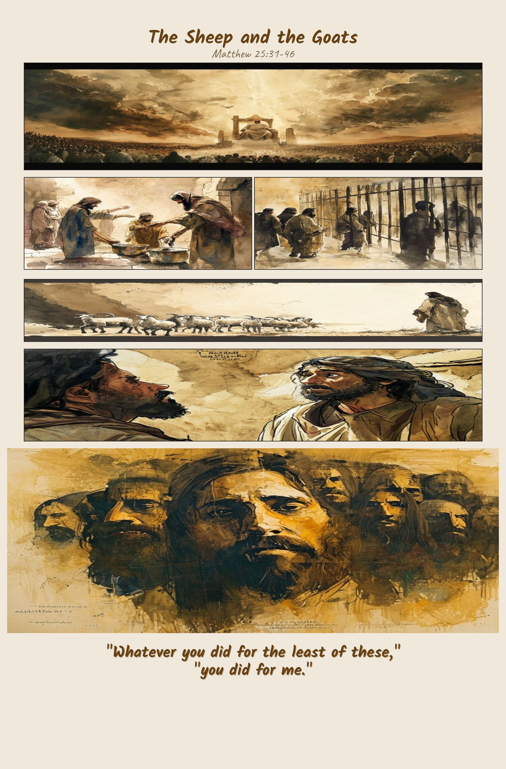 The Sheep and the Goats comic page