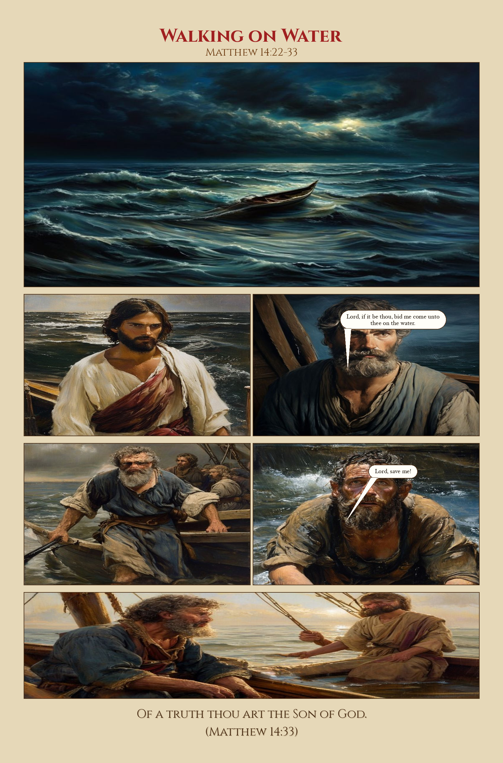 Walking on Water comic page